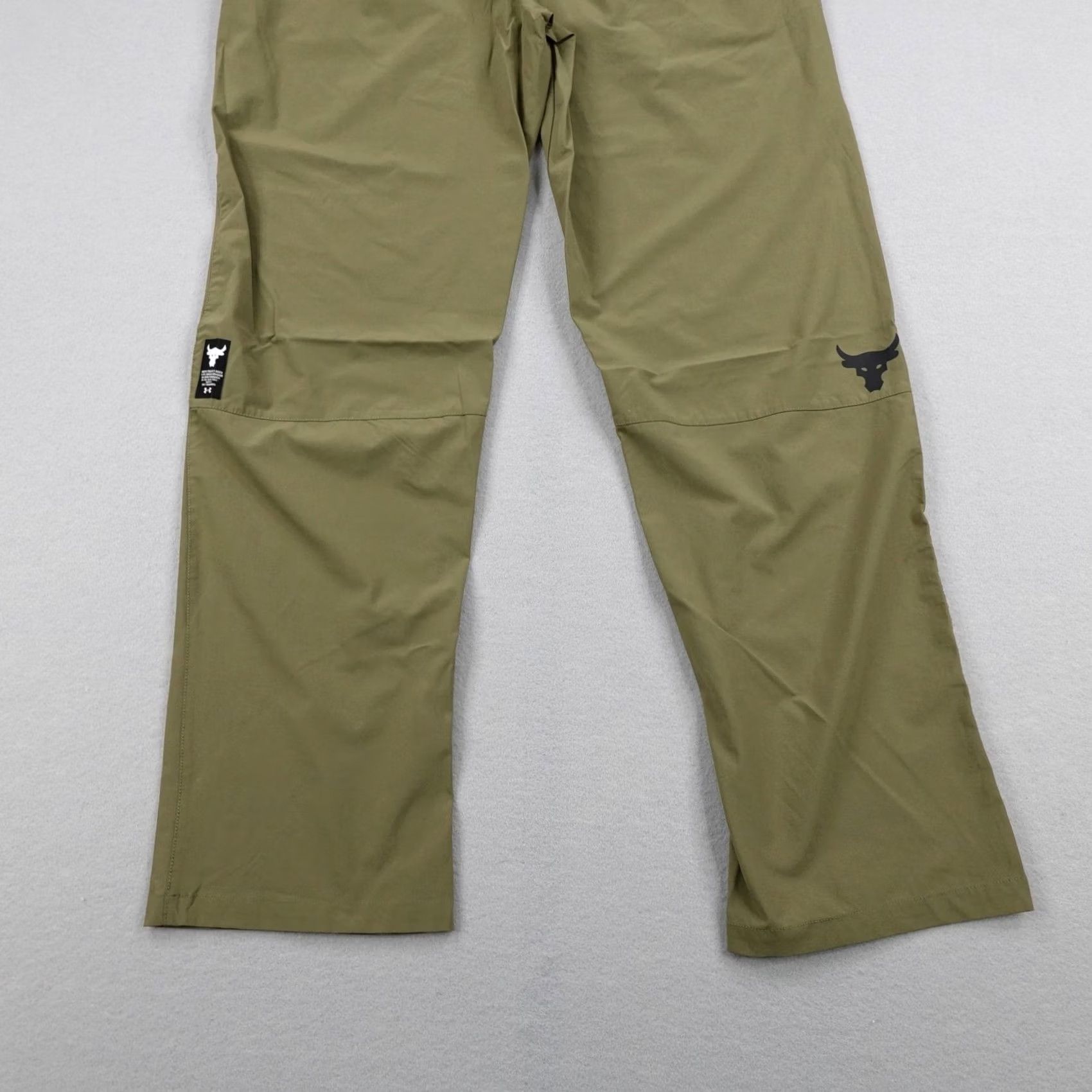 Under Armour Under Armour Project Rock Pants Mens Large Green Track Joggers Workout Athletic Size US 33 - 6 Thumbnail