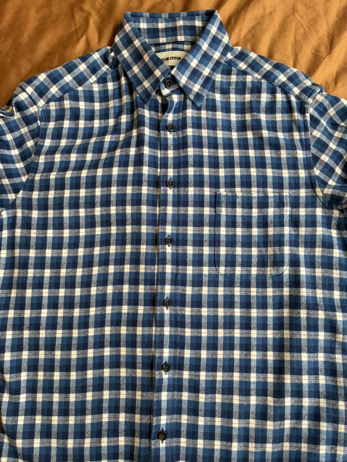 Taylor Stitch Taylor Stitch Blue flannel shirt in size 38. Size US M / EU 48-50 / 2 - 2 Thumbnail