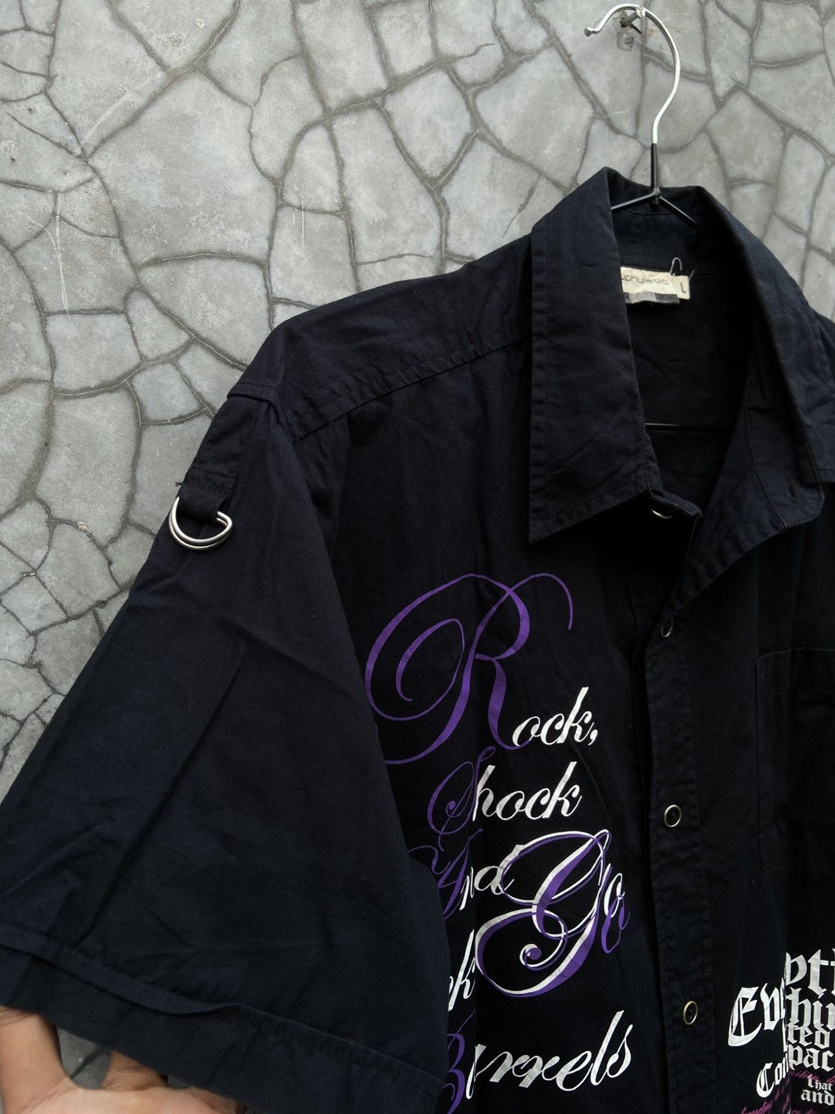 Beauty Beast × If Six Was Nine × Le Grande Bleu (L.G.B.) Euphuistic Poem Bondage Punk Rock Gothic Vkei Harajuku Size US L / EU 52-54 / 3 - 6 Thumbnail