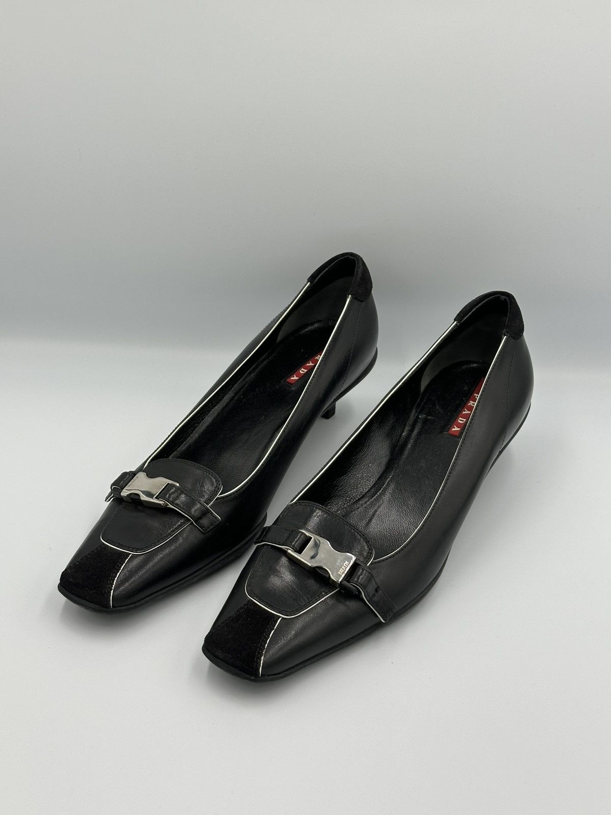 Prada Prada leather pumps heels Size US 6.5 / IT 36.5 - 2 Thumbnail