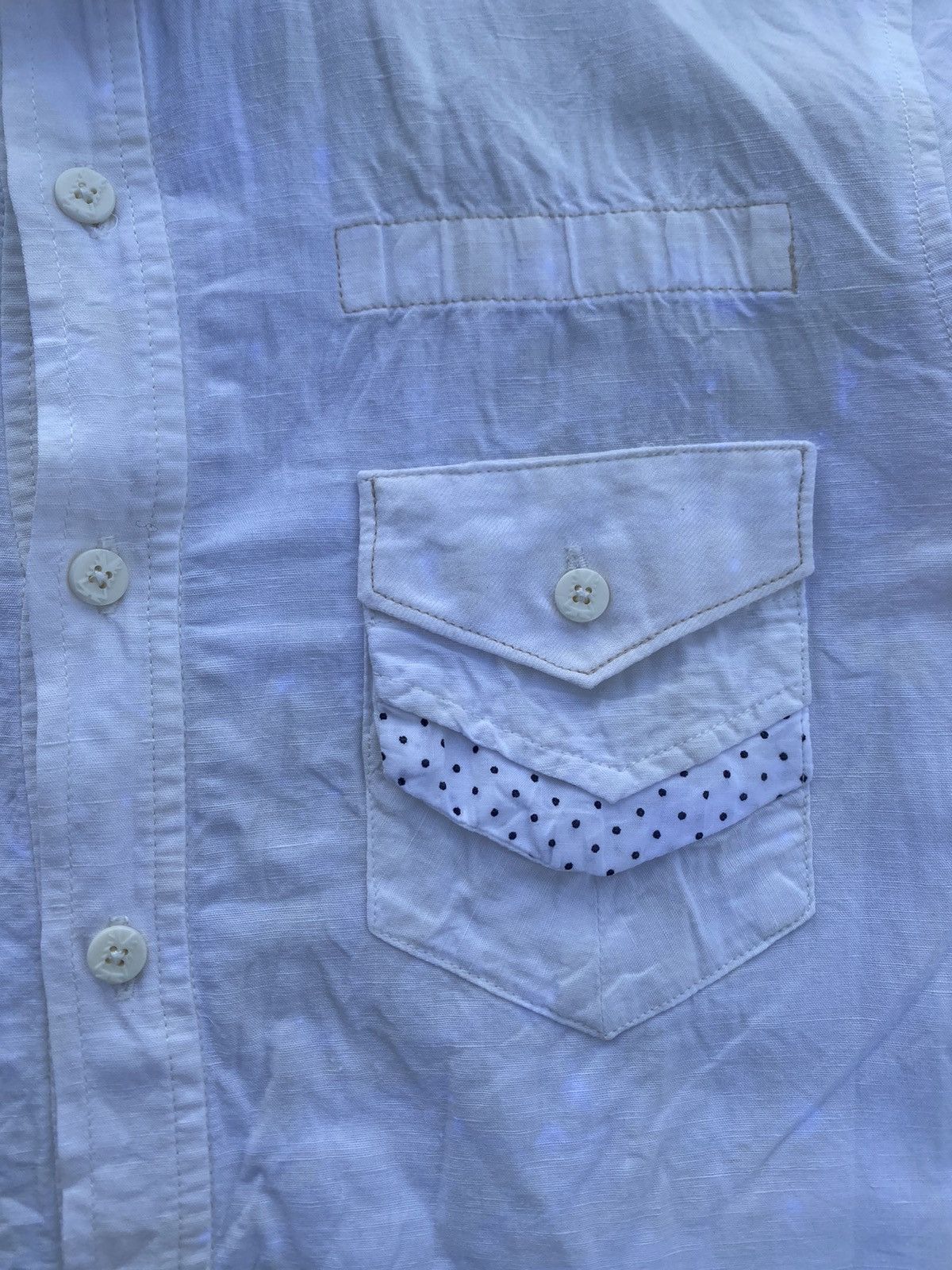 Marithe + Francois Girbaud Rare Vintage Marithe Francois Girbaud Buttons Shirt Size US S / EU 44-46 / 1 - 8 Thumbnail