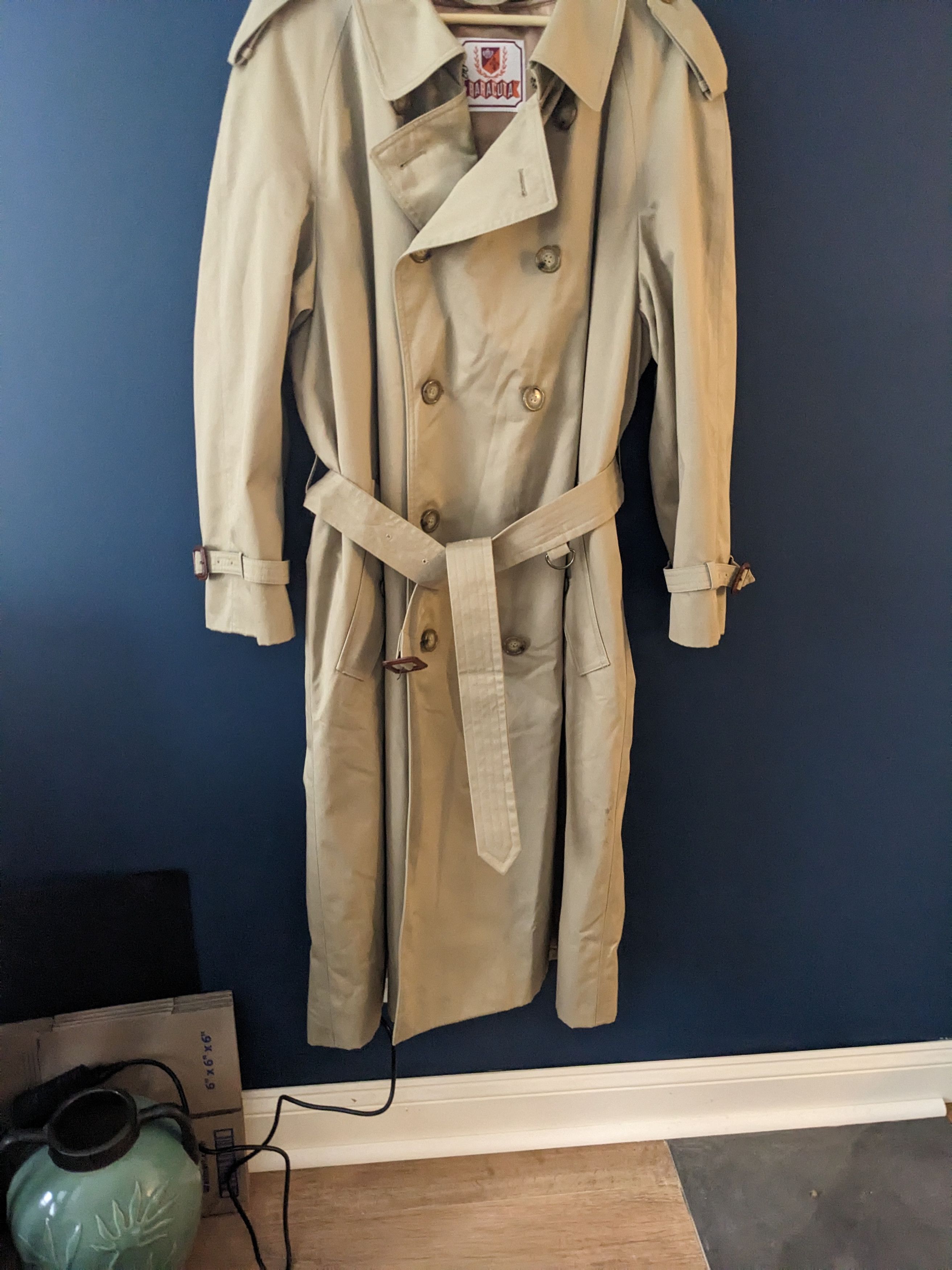 Baracuta Excellent Vintage Barcuta Lined Men Trench Coat Size 42 Size US S / EU 44-46 / 1 - 13 Thumbnail