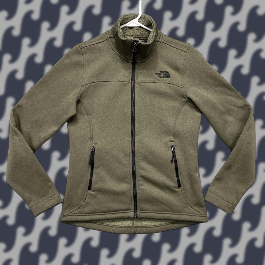 The North Face Jacket Womens Xs Olive Green Full Zip Sherpa Lined Nf0A2Vgl Tnf Jacket Women Xs Olive Green Full Zip Sherpa Lined in Brown