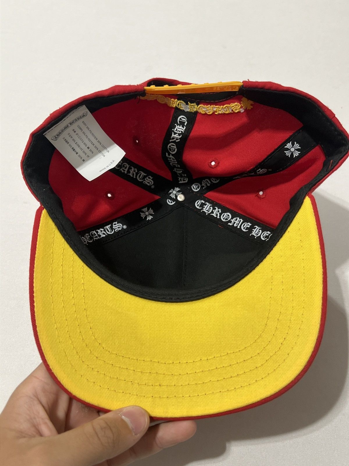Chrome Hearts Chrome Hearts Red/Yellow Trucker Cap Size ONE SIZE - 3 Thumbnail