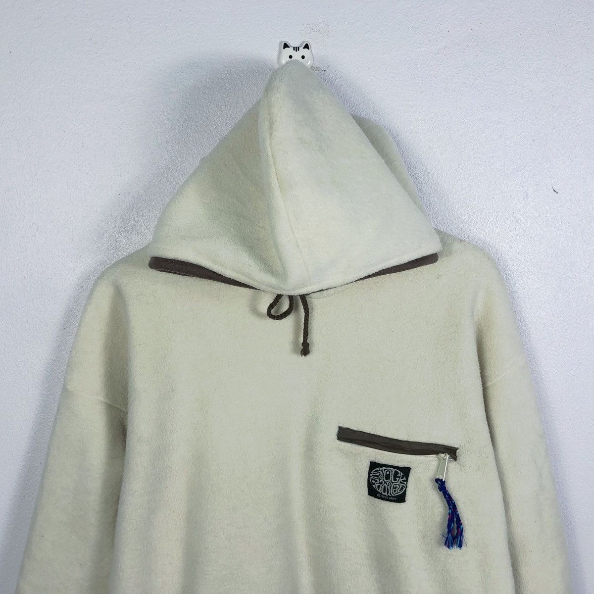 Japanese Brand Rare Vintage Octopus Army Fleece Hoodie Sweatshirt Size US M / EU 48-50 / 2 - 2 Thumbnail