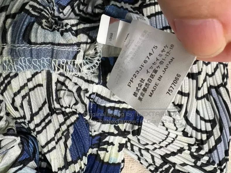 Issey Miyake Issey Miyake size:5 Graffiti Chicken Leg Pants Size 31" - 3 Thumbnail