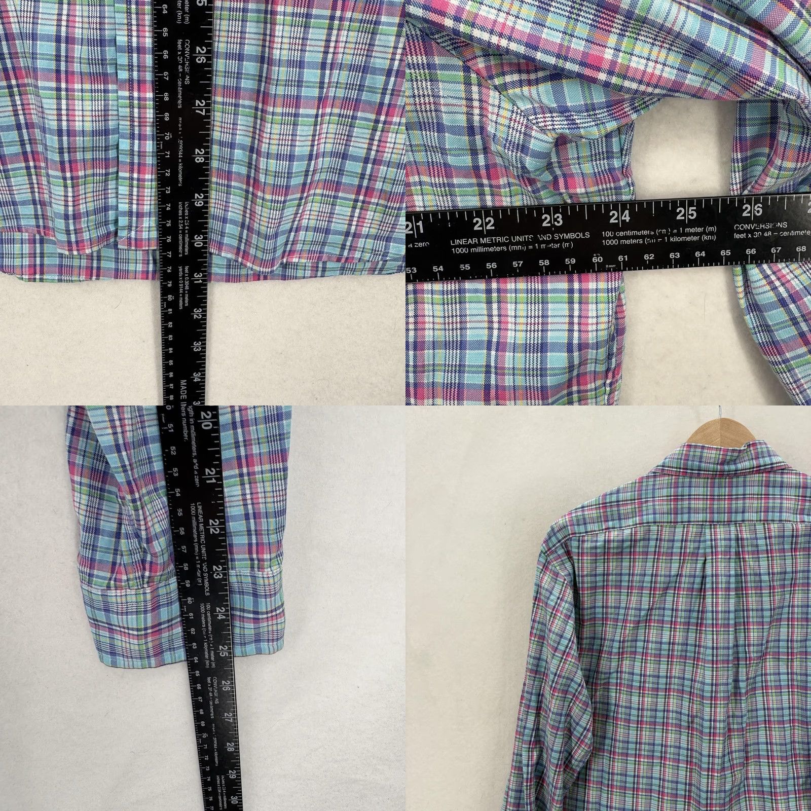 Ralph Lauren Ralph Lauren Shirt Mens Large Blue Plaid Long Sleeve Button Down Cotton Preppy Size US L / EU 52-54 / 3 - 8 Thumbnail