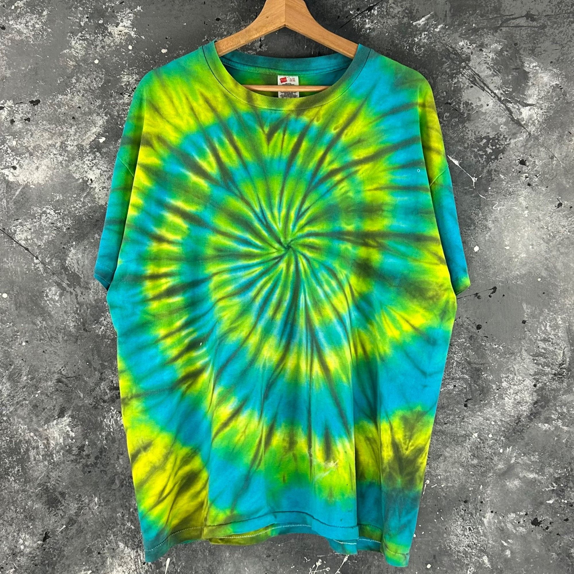 Hanes Vintage 1990’s Hanes Tie dye shirt Size US XL / EU 56 / 4 - 1 Thumbnail
