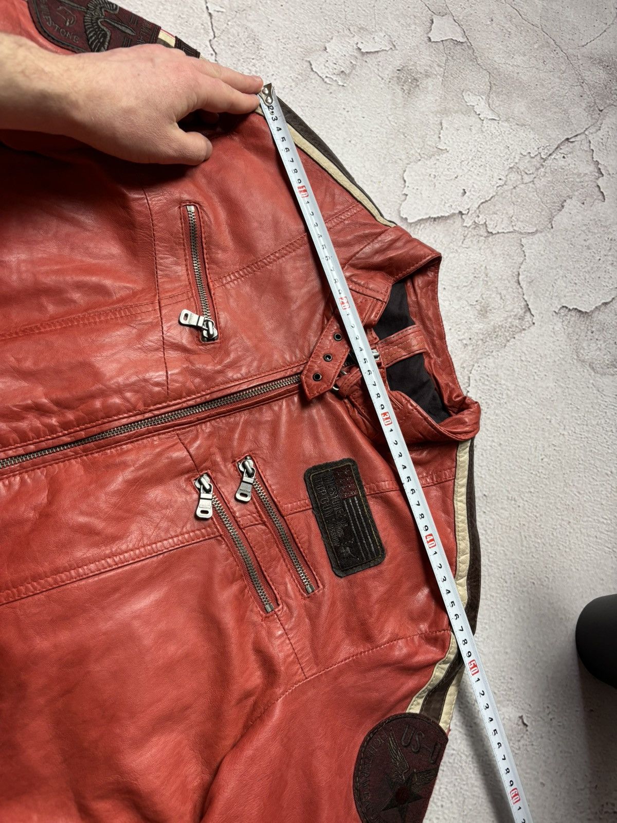 Genuine Leather MILESTONE real Leather jacket in lamb Nappa eu 52 us L Size US L / EU 52-54 / 3 - 6 Thumbnail