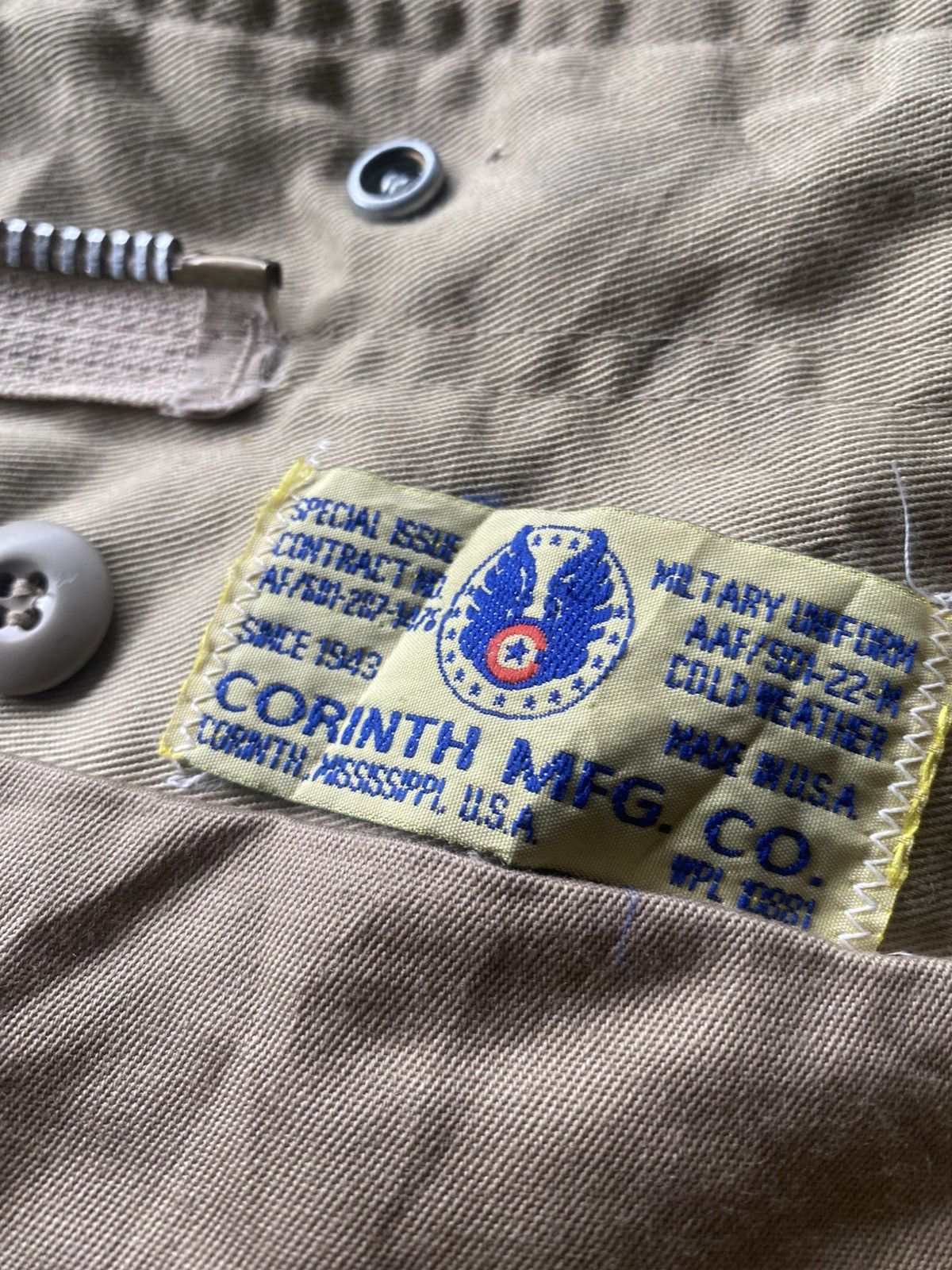 Other Corinth MFG. Co vintage army jacket Size US L / EU 52-54 / 3 - 3 Thumbnail