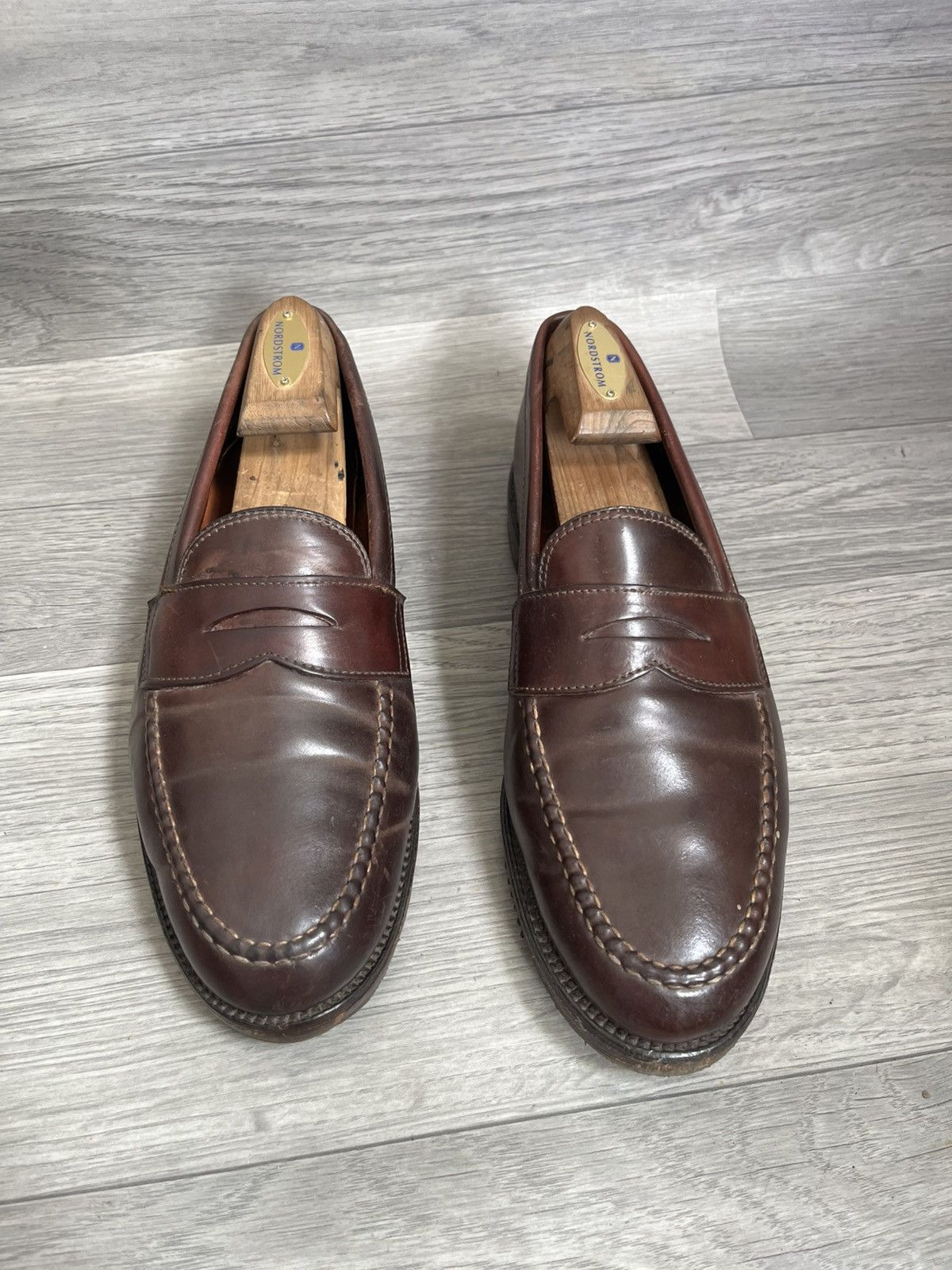 Alden Alden shell cordovan penny loafers Size US 8.5 / EU 41-42 - 3 Thumbnail