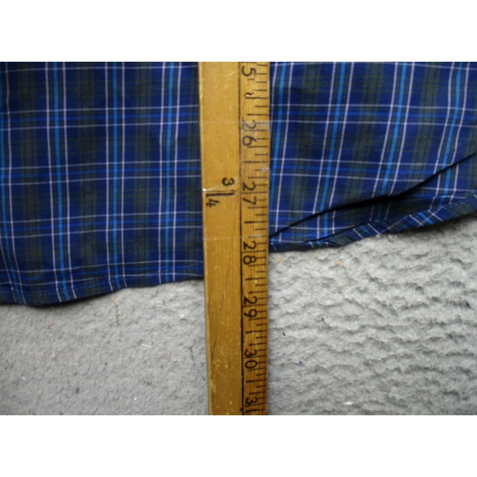 Peter Millar Peter Millar Shirt Mens Medium Blue Plaid Long Sleeve Stretch Button Up Casual Size US M / EU 48-50 / 2 - 6 Thumbnail