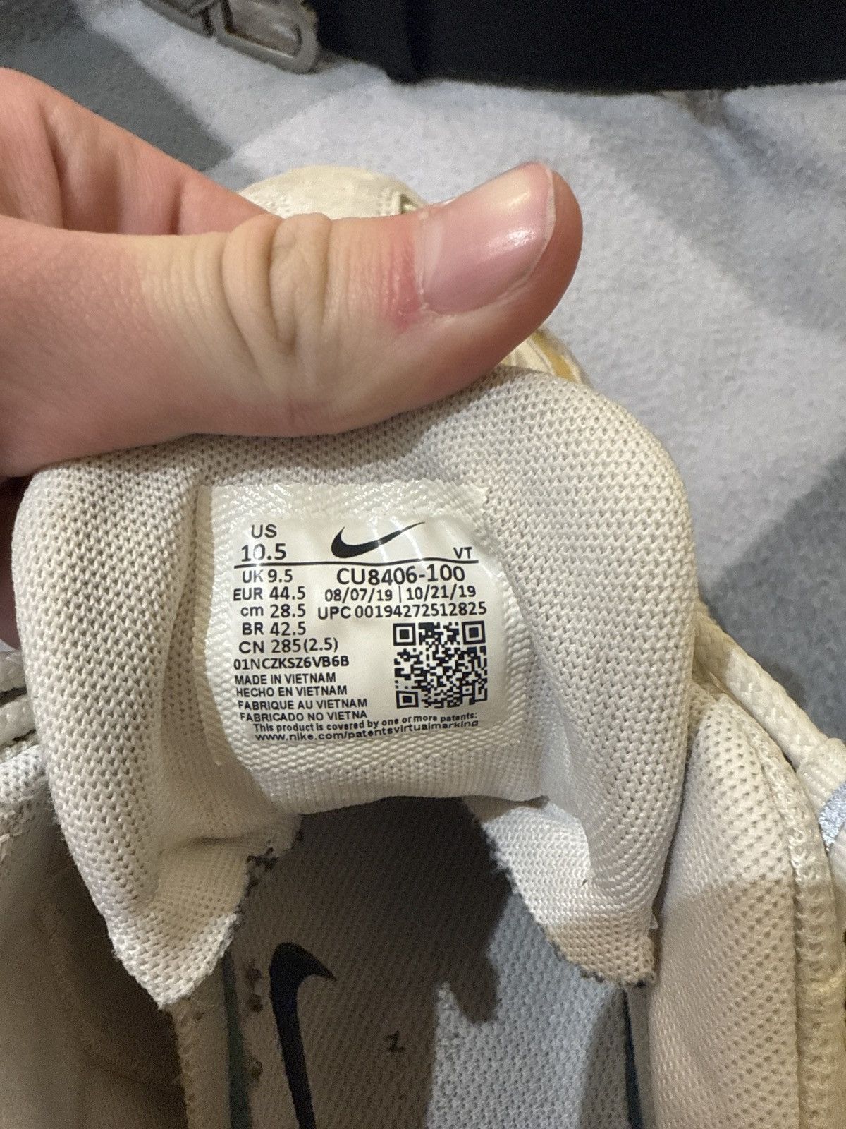 Comme des Garcons × Nike Cdg White 95 Size US 10.5 / EU 43-44 - 9 Thumbnail