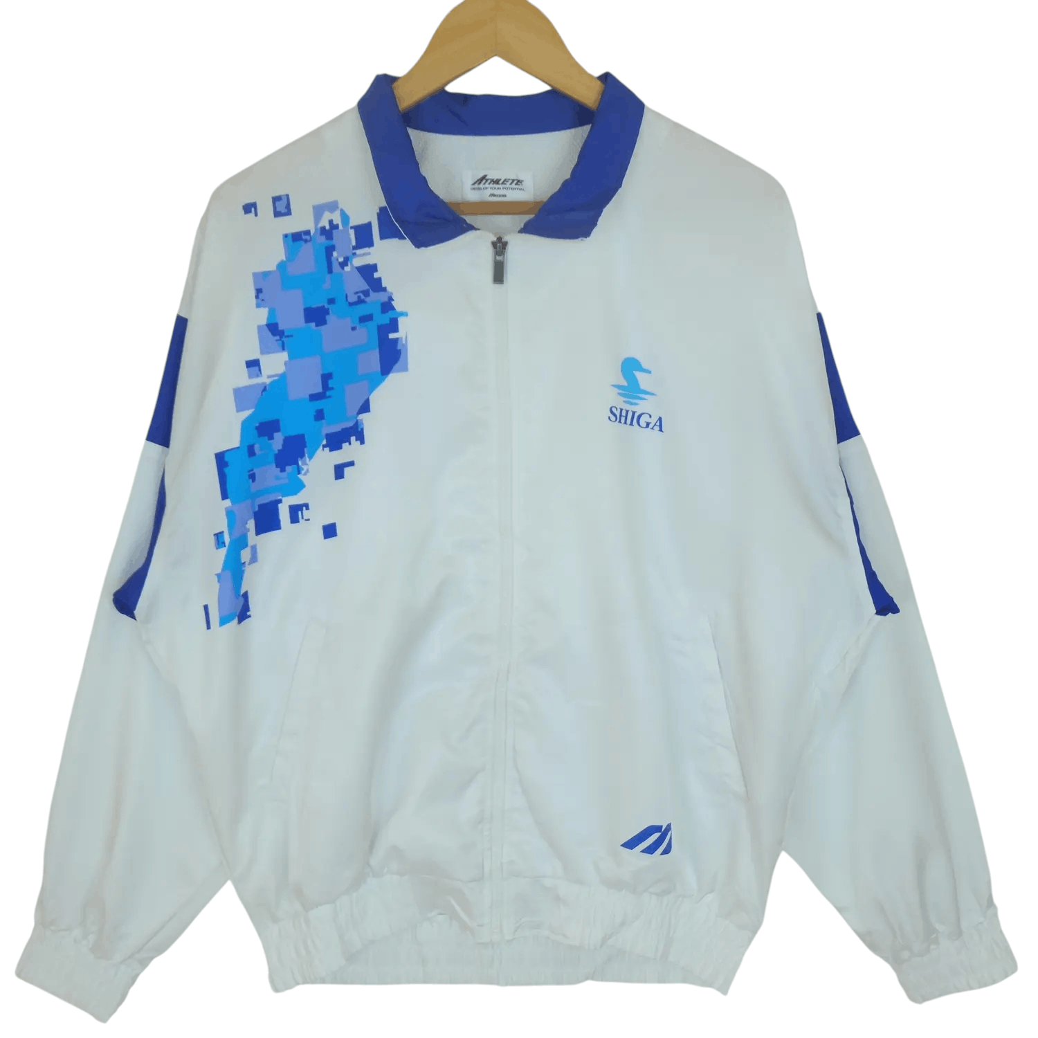 Mizuno Vintage 80's MIZUNO Windbreaker Sportswear Training Jacket Size US L / EU 52-54 / 3 - 2 Thumbnail