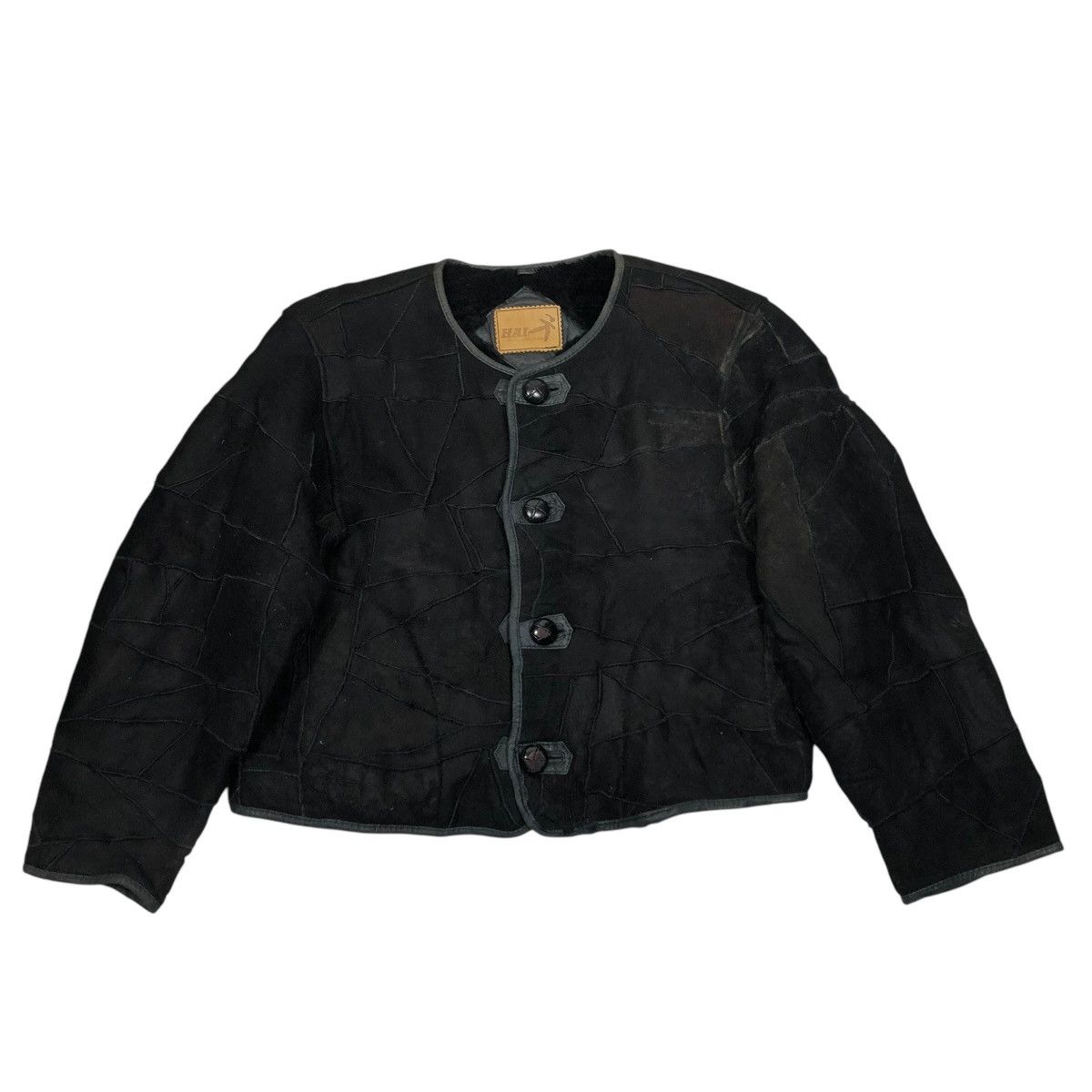 Issey Miyake 🔥VINTAGE LEATHER SHEARLING PATCH WORK HAI SPORTING GEAR Size US M / EU 48-50 / 2 - 1 Thumbnail