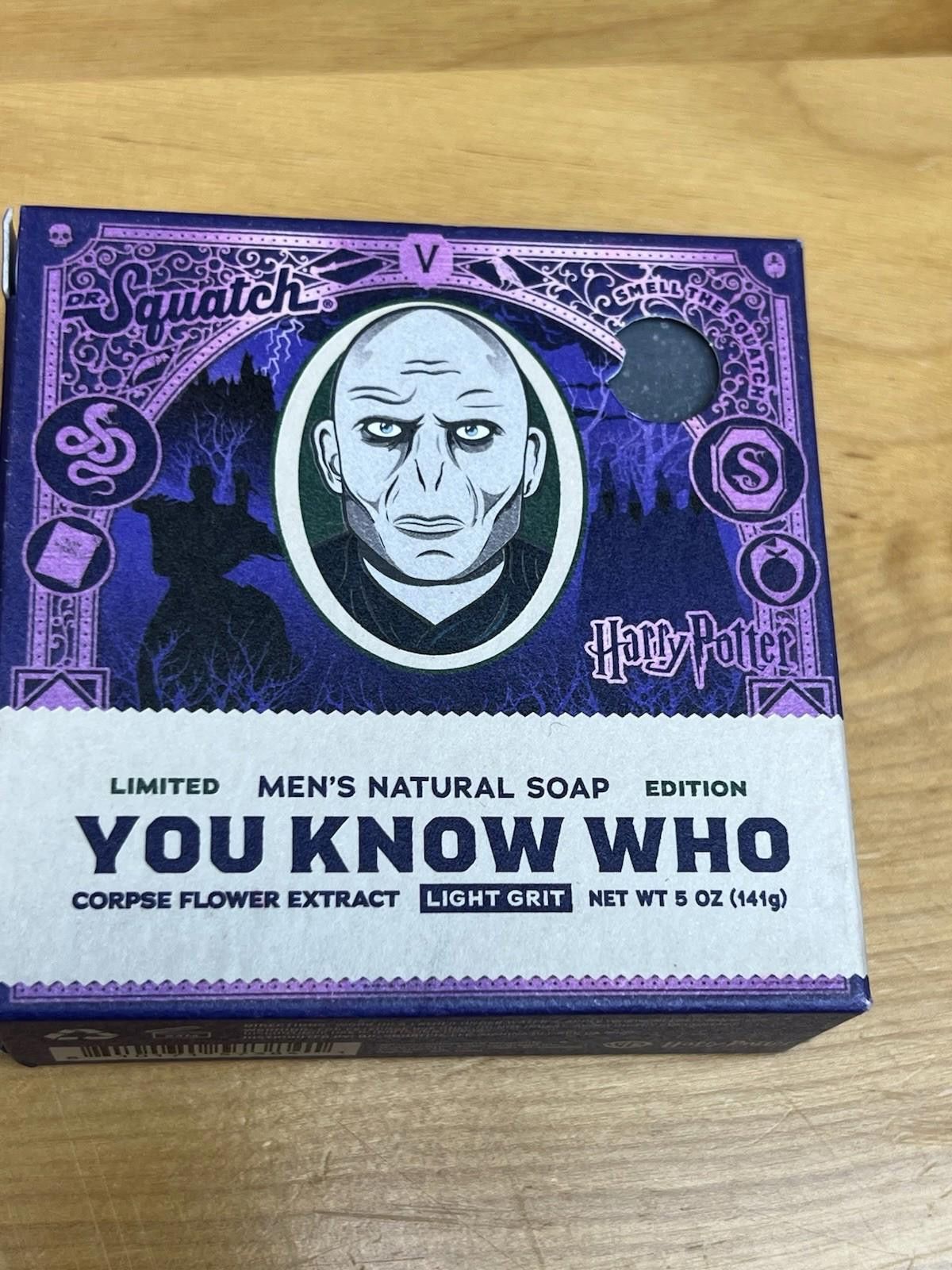 Other Harry Potter Dr. Squatch Men's Natural Soap You Know Who 5oz Size ONE SIZE - 3 Thumbnail
