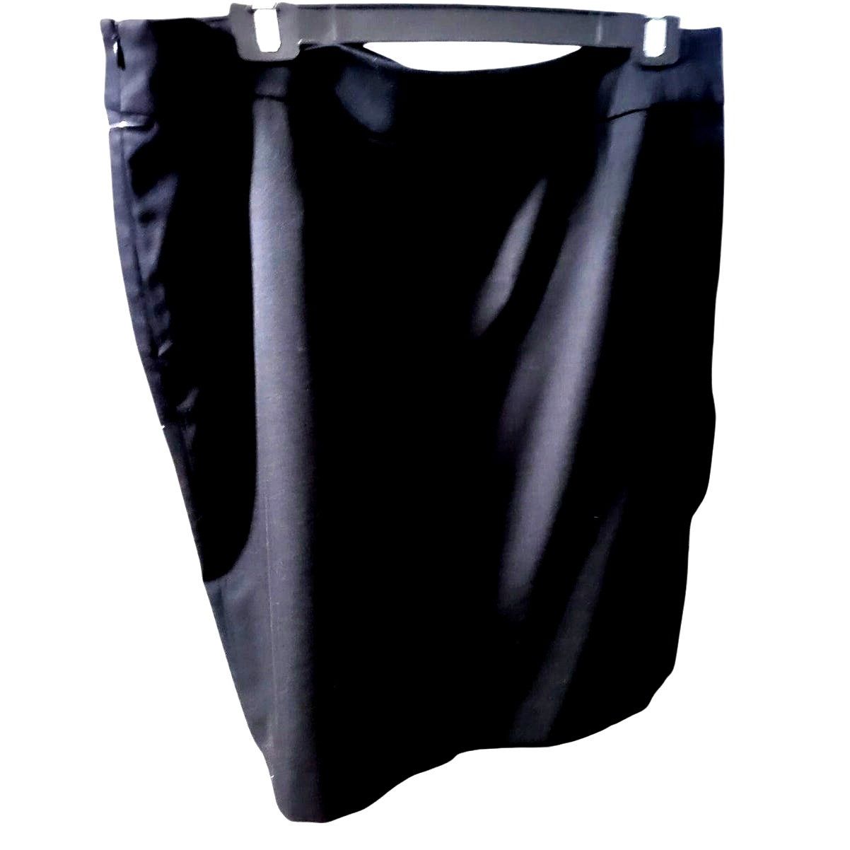 Anne Klein Anne Klein Black Midi Pencil Skirt - 16 Size 38" / US 16 / IT 52 - 2 Thumbnail