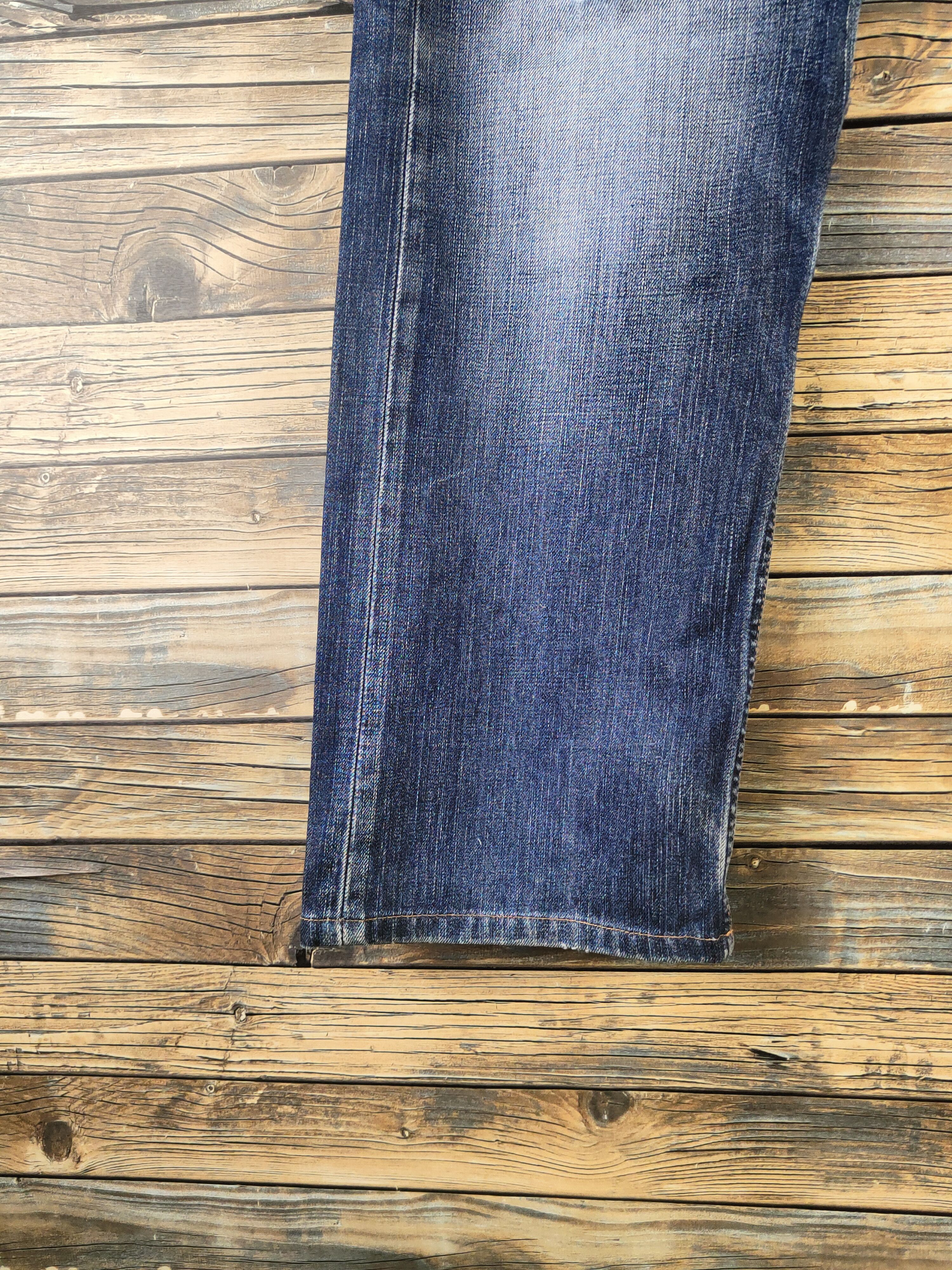 Levi's Levi's Dark Blue Distressed Ripped Jeans #S2850 Size US 33 - 4 Thumbnail