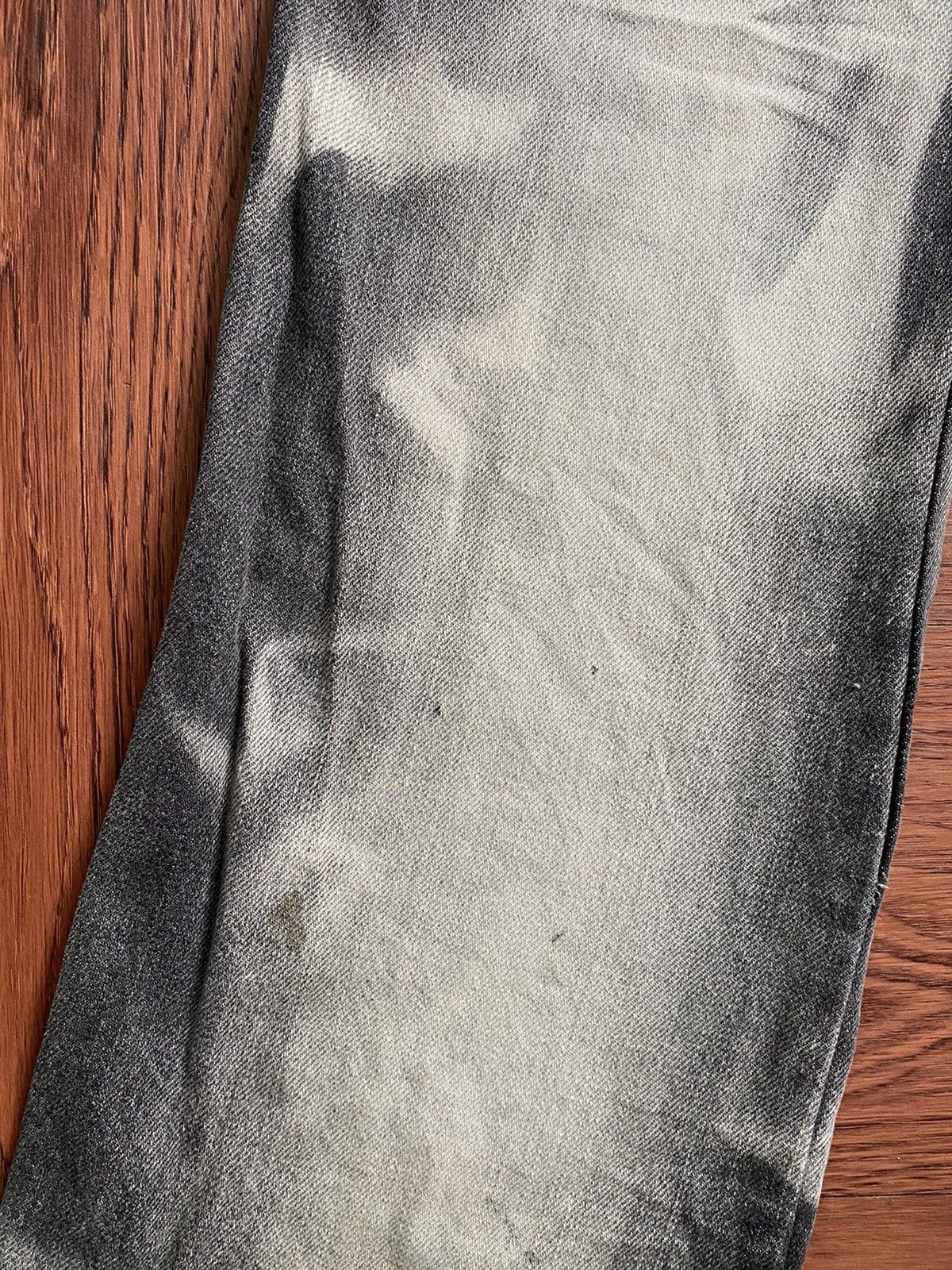 If Six Was Nine Low Box Ripped Flare Jeans Size US 30 / EU 46 - 8 Thumbnail