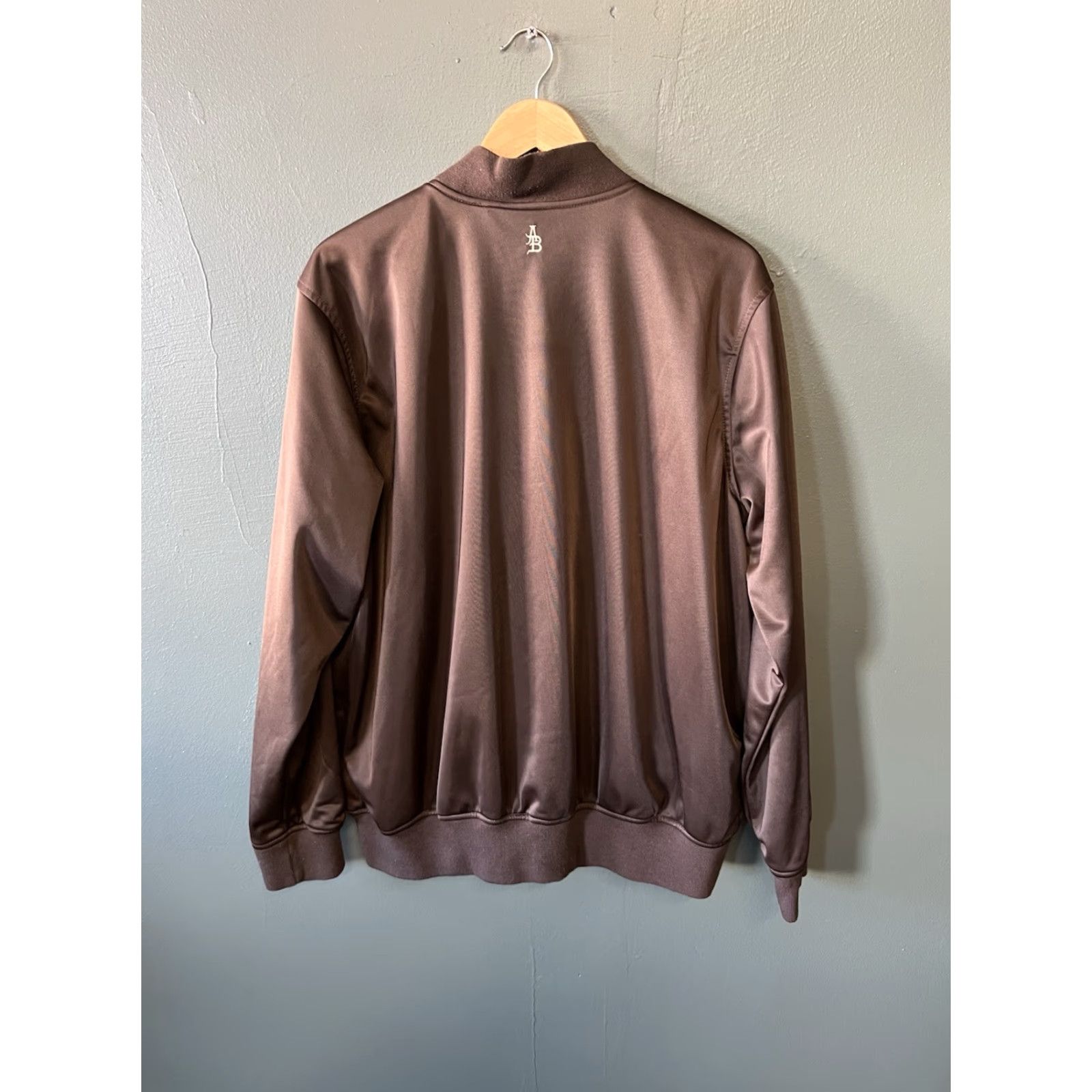 Anchor Blue VINTAGE Anchor Blue Mens Jacket Full Zip Embroidered Bomber Brown L Size Size US L / EU 52-54 / 3 - 2 Thumbnail