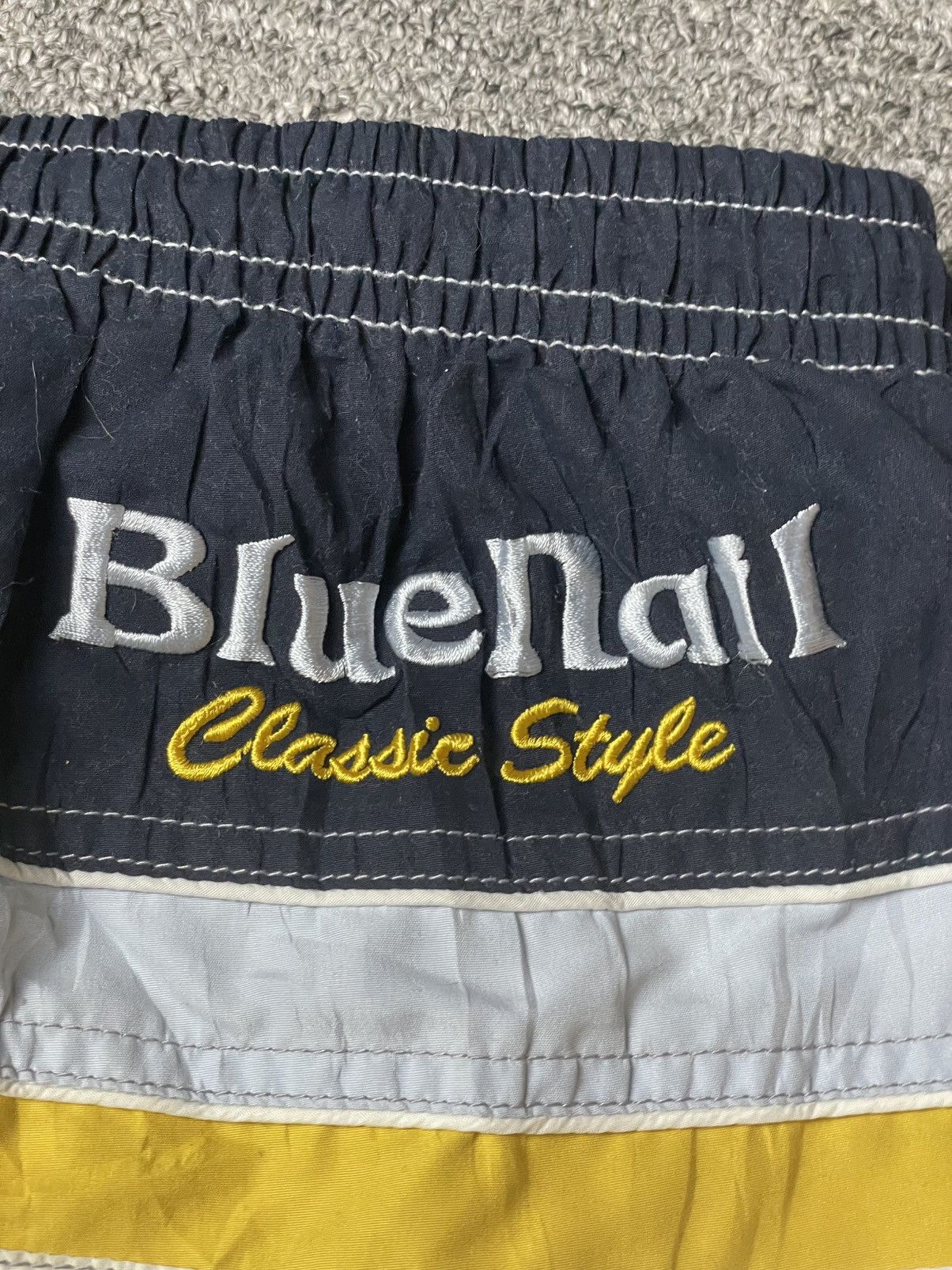 Japanese Brand × Vintage Blue Nails Classic Style Brand Beach Shorts (111) Size US 26 / EU 42 - 9 Thumbnail