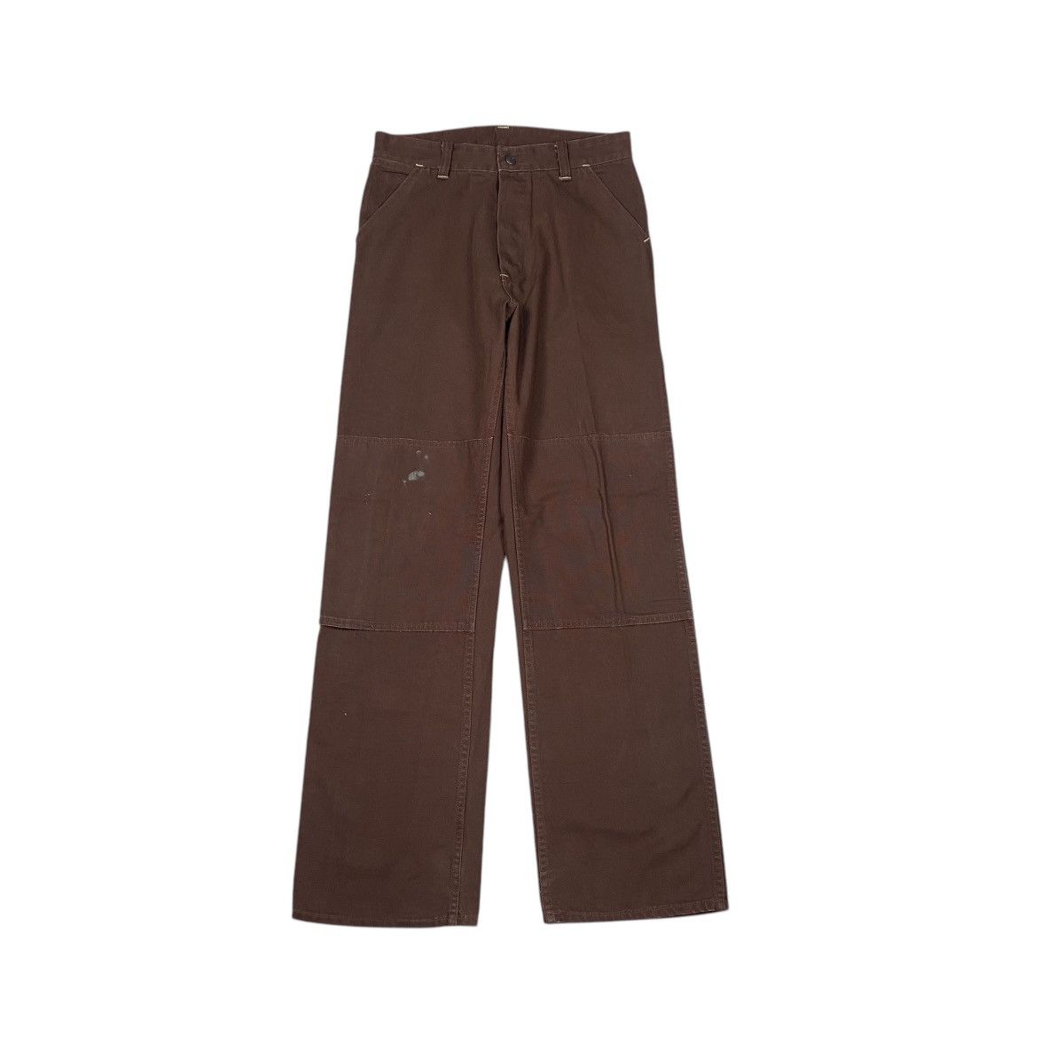 Japanese Brand × Sugar Cane × Toyo Enterprises HeadLight Union Made Double Knee Canvas Carpenter Work Pants Size US 30 / EU 46 - 1 Thumbnail