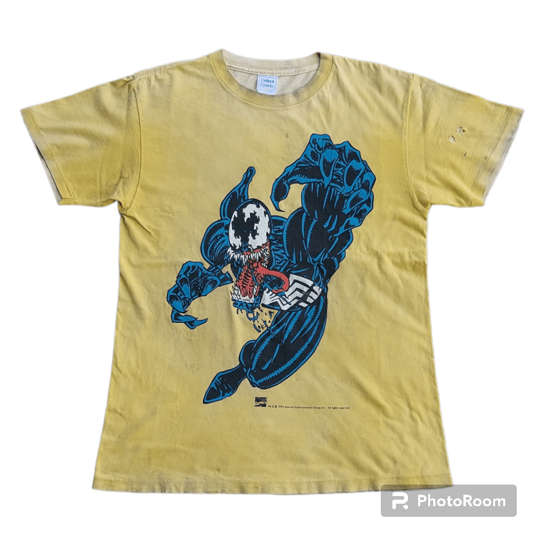 Marvel Comics × Vintage 💥Vintage 90's Marvel Comics Venom T Shirt Size US M / EU 48-50 / 2 - 1 Thumbnail
