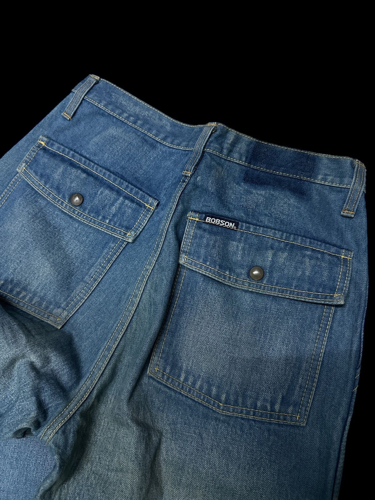 Japanese Brand Bobson💥 Vintage Loose Baggy Bobson Denim🎌 Size US 32 / EU 48 - 4 Thumbnail