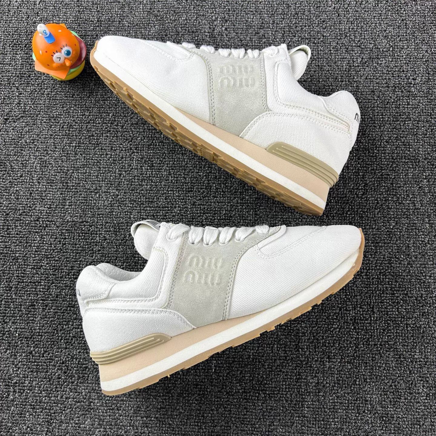 Miu Miu Miu Miu white sneakers women's 37 Size US 6.5 / IT 36.5 - 4 Thumbnail