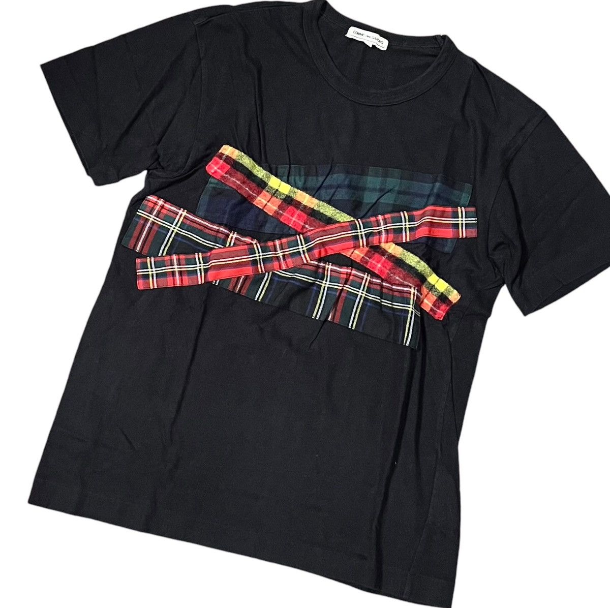 Comme des Garcons Comme des garcons AD2008 patchwork black tee Size US M / EU 48-50 / 2 - 2 Thumbnail