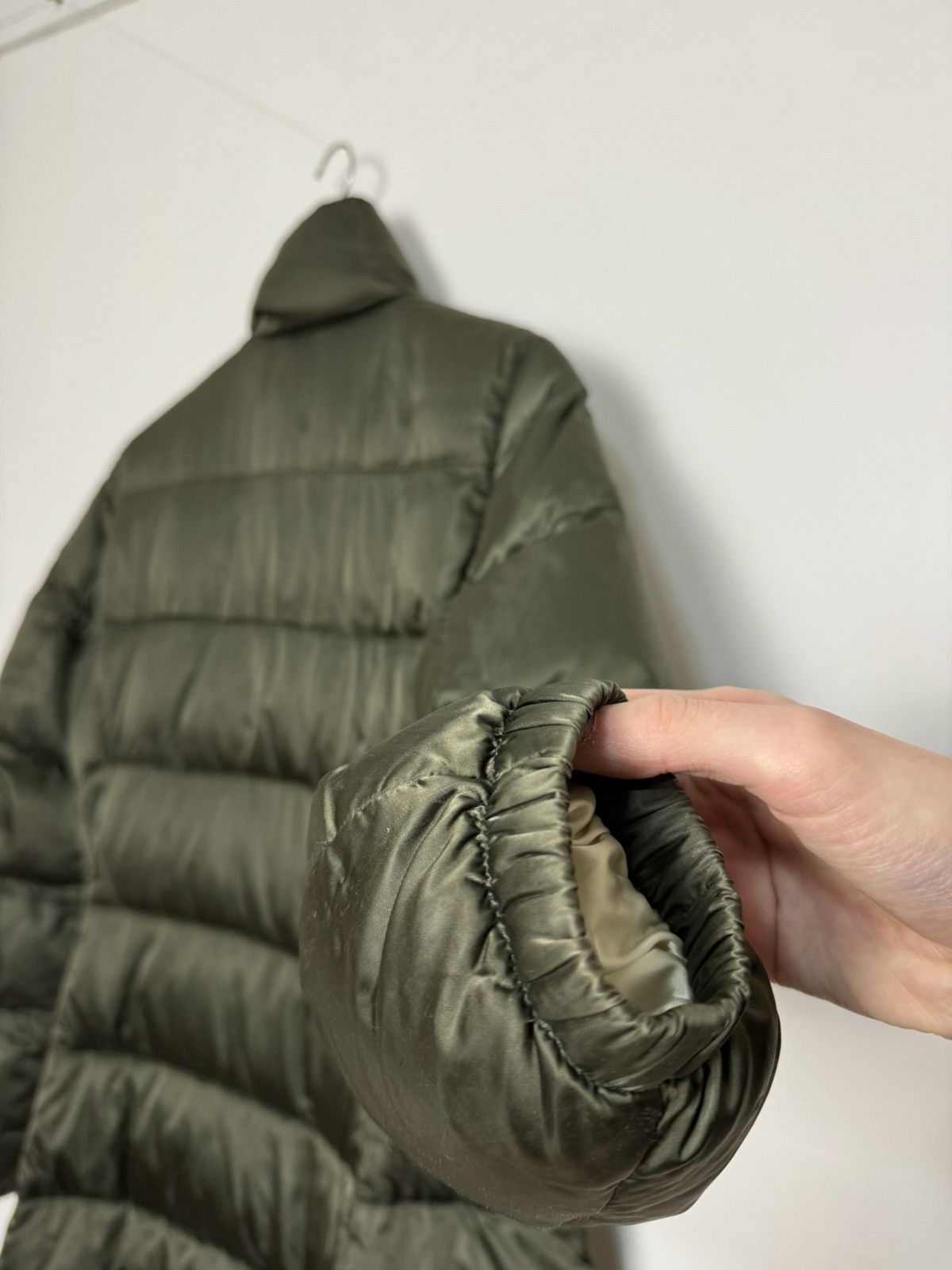 Prada Prada puffer jacket down luxury olive with logo Size M / US 6-8 / IT 42-44 - 13 Thumbnail