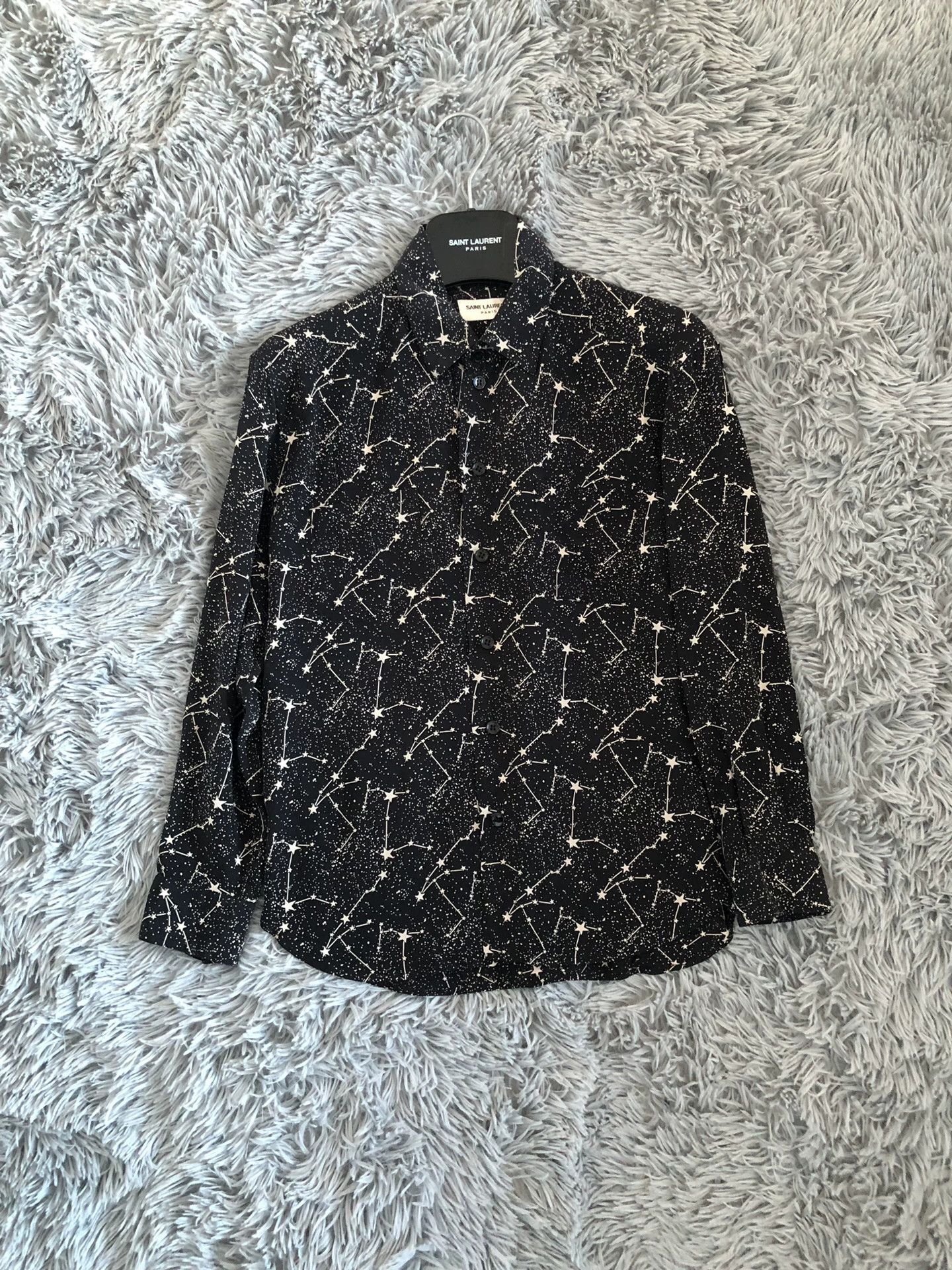 Saint Laurent Paris Saint Laurent Star Print Shirt Size M / US 6-8 / IT 42-44 - 1 Thumbnail