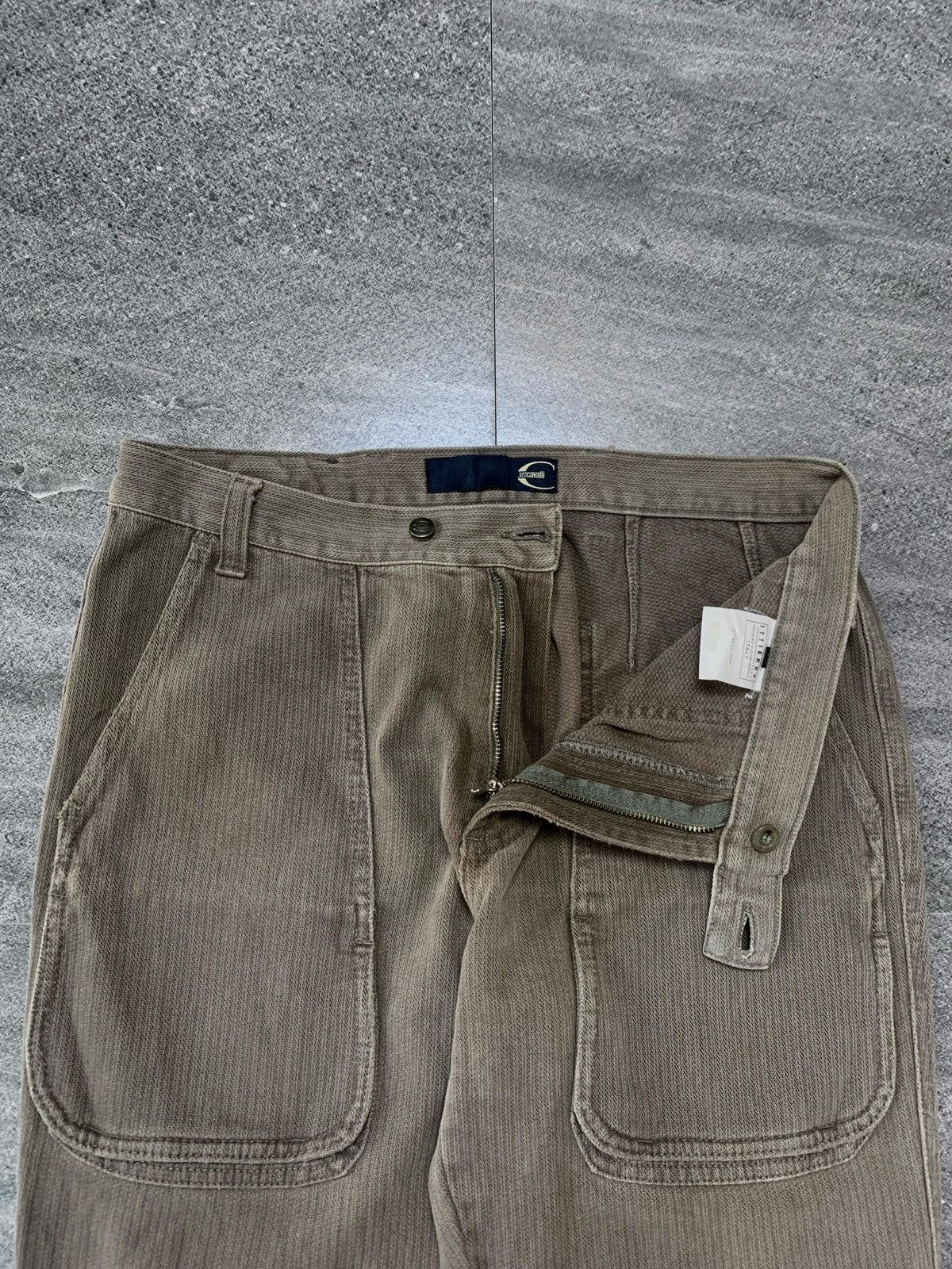 Just Cavalli FREE TAX! Thick Cotton Flared Pants Size US 31 - 4 Thumbnail