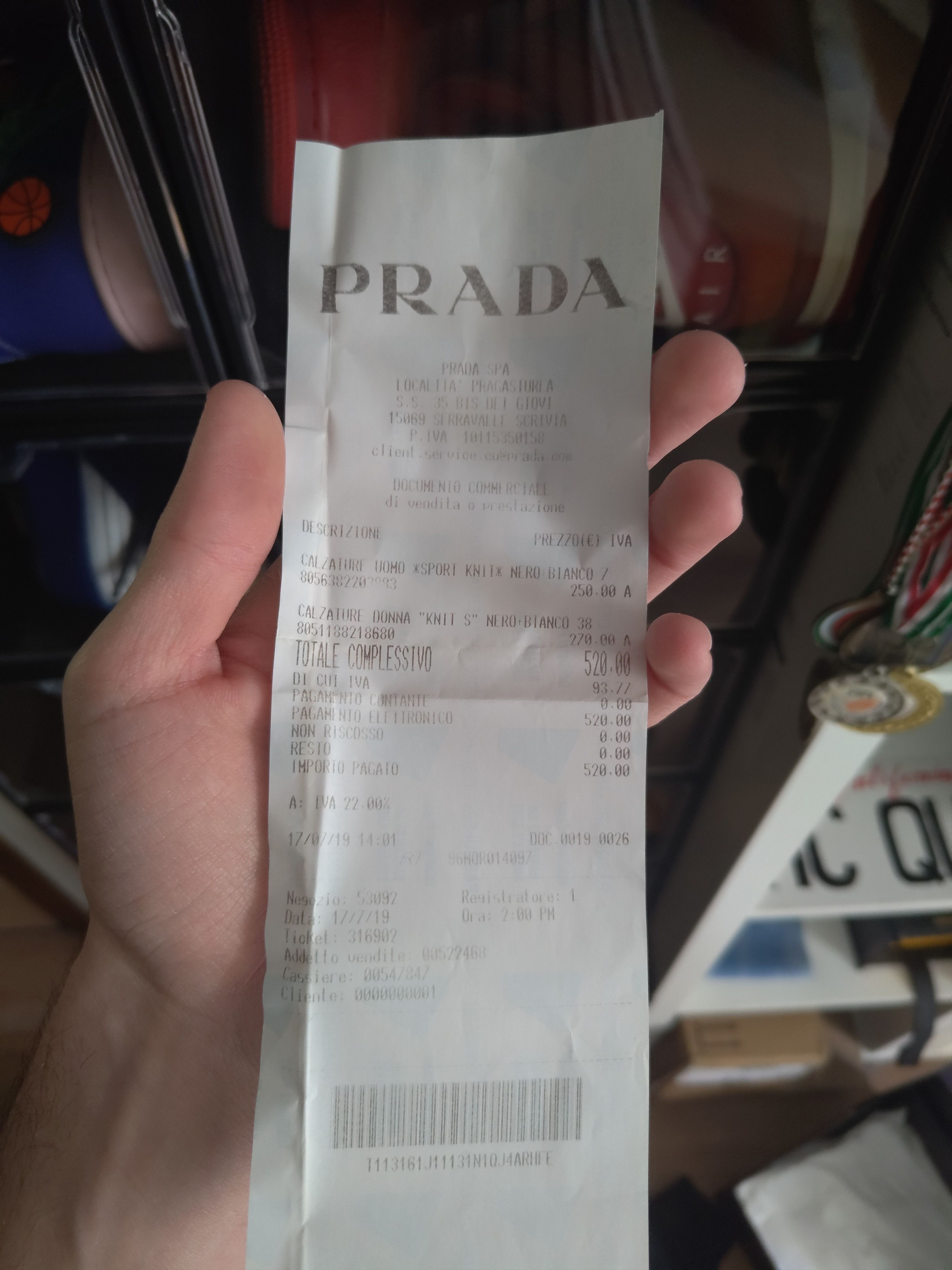 Prada Prada Black Canvas Sneakers Size US 7 / EU 40 - 7 Thumbnail