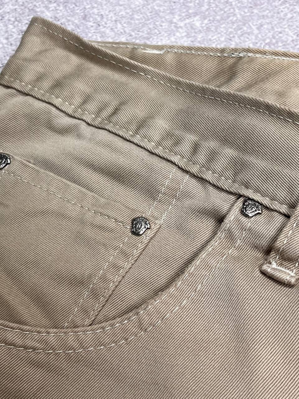 Versace × Vintage VINTAGE VERSACE MEDUSA BAGGY DISTRESSED AVANTGARDE PANTS Y2K Size US 38 / EU 54 - 7 Thumbnail