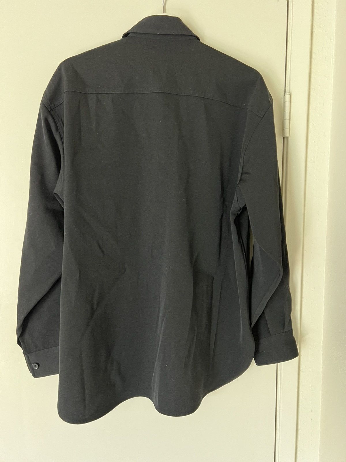 Auralee Wool Over Shirt Black Size US M / EU 48-50 / 2 - 2 Thumbnail