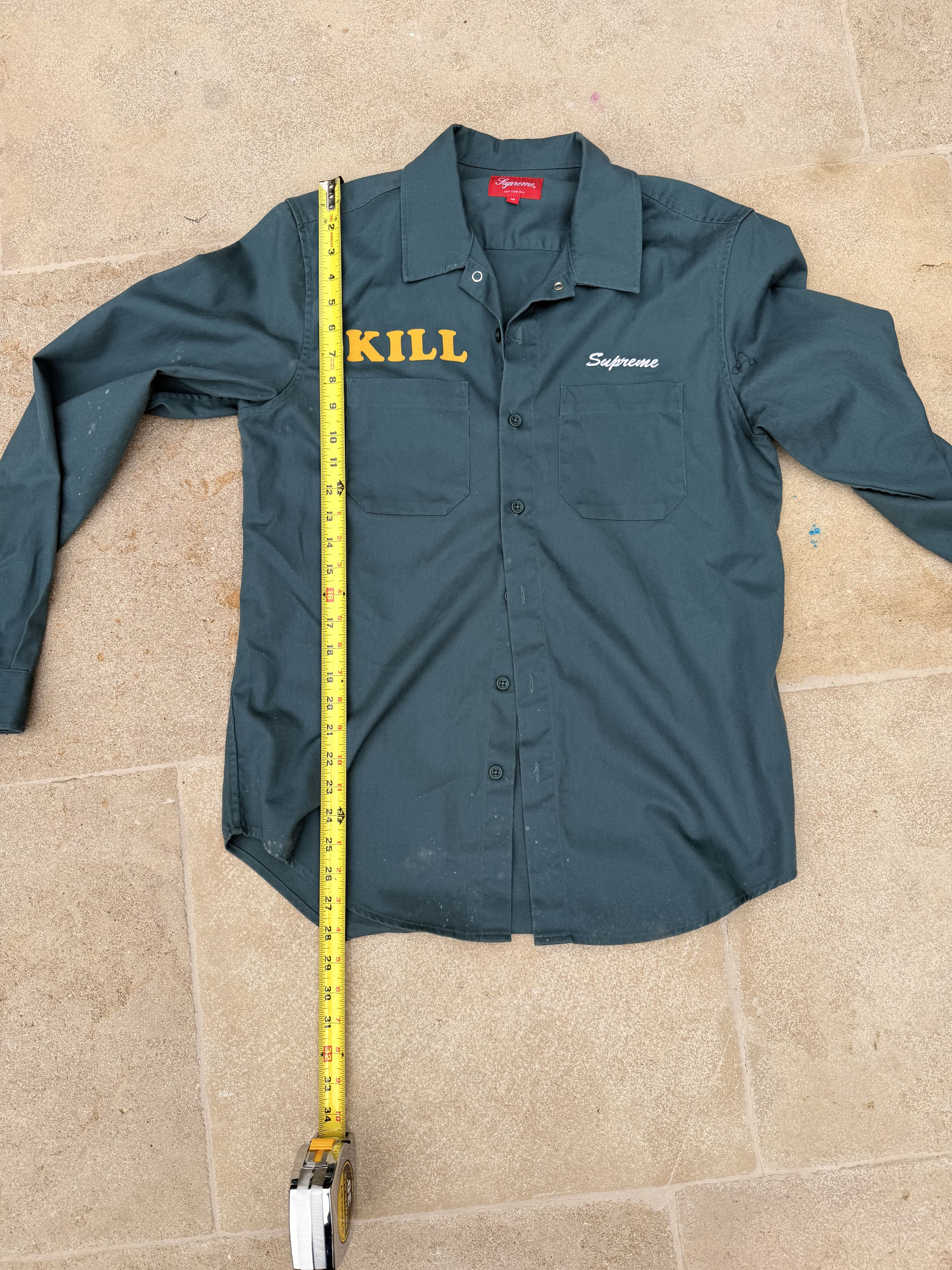 Supreme Suprmeme 'Kill" Workshirt SS16 Size US M / EU 48-50 / 2 - 3 Thumbnail