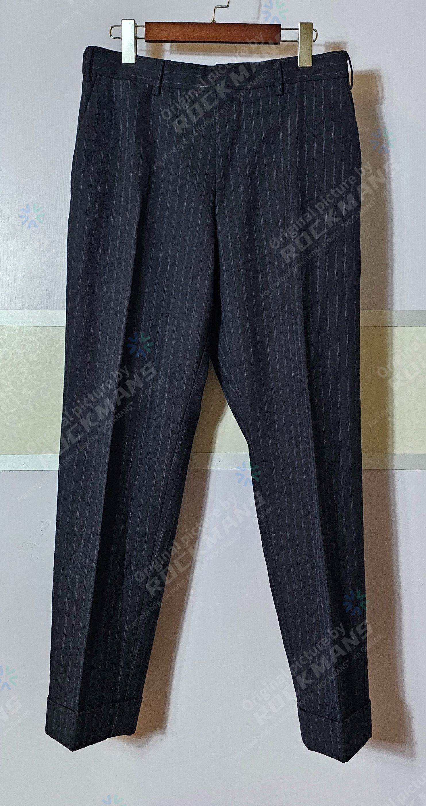 Dries Van Noten Dries Van Noten Men's Wool Pants Size 48 Fits Like 46 Size US 32 / EU 48 - 1 Thumbnail
