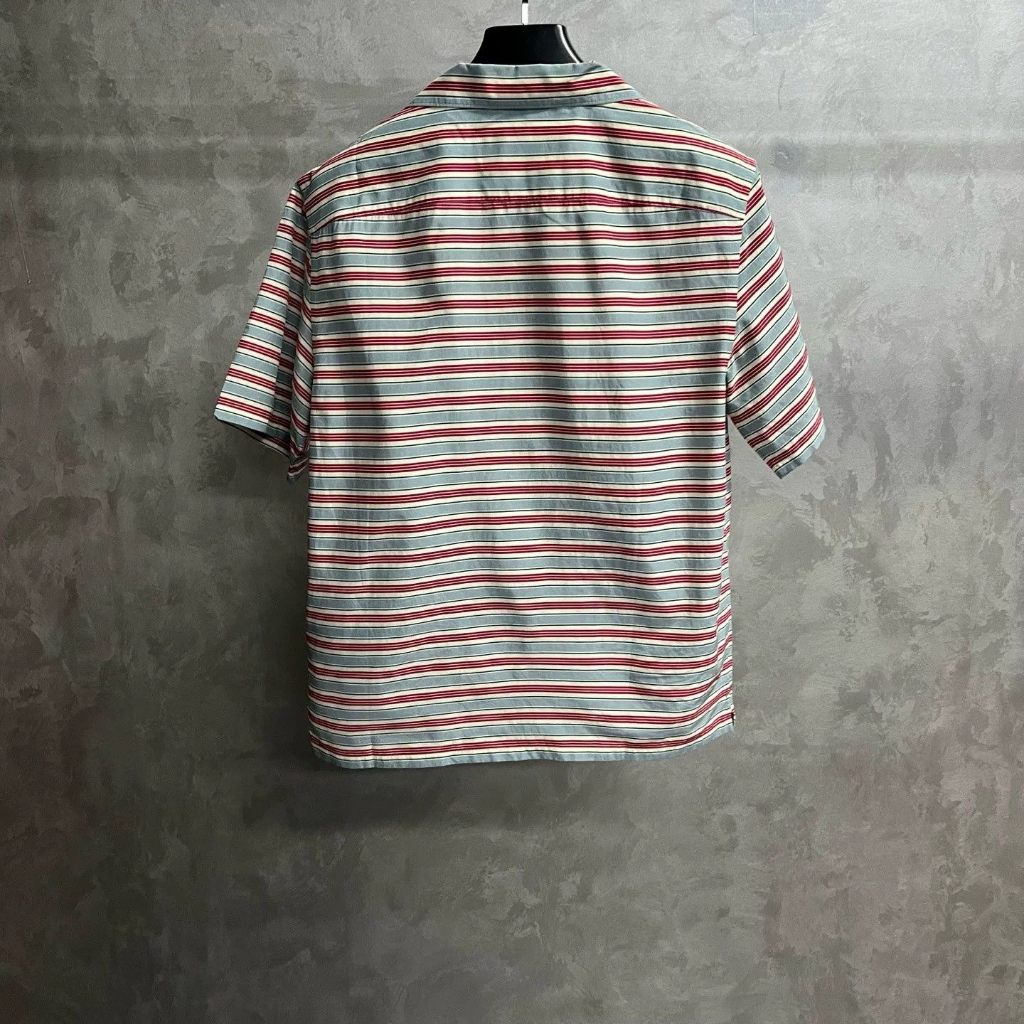 Prada Prada 2025 Stripe Cotton Bowling Collar Shirt Size US S / EU 44-46 / 1 - 5 Thumbnail
