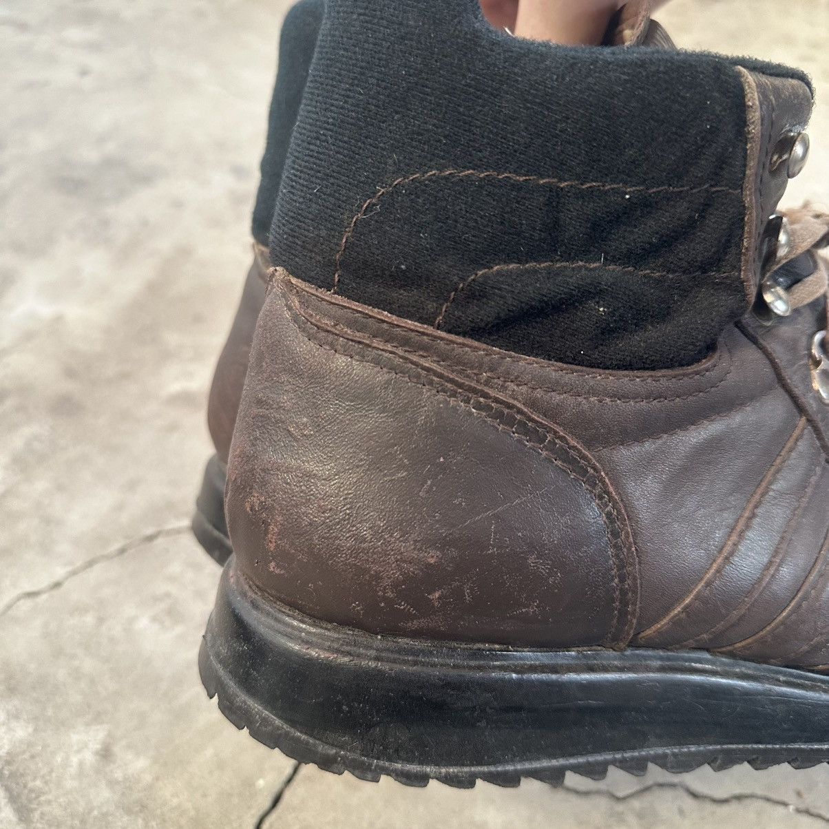 Adidas Vintage 1994 Adidas zurc High Leather Combat Trail Boots Size US 8.5 / EU 41-42 - 6 Thumbnail
