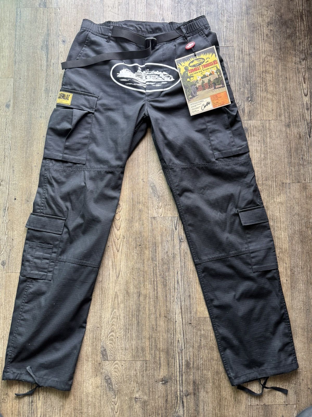 Corteiz Corteiz Navy “Guerilaz” Pants | Grailed