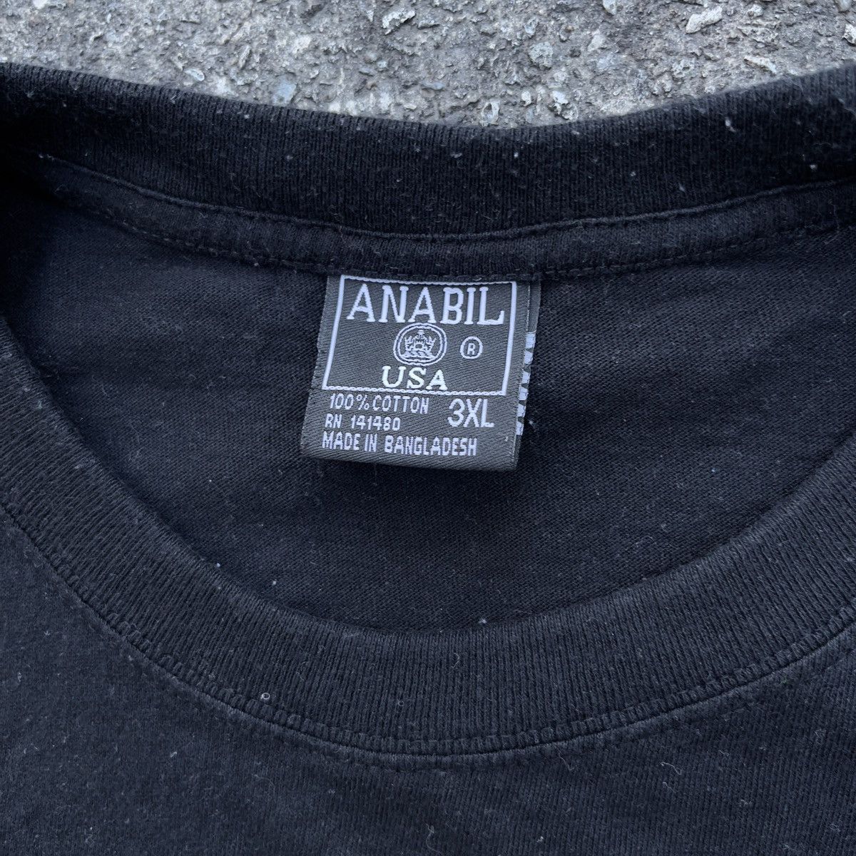 Vintage Vintage Y2K ANABIL Black Blank Shirt Size US XXL / EU 58 / 5 - 5 Thumbnail