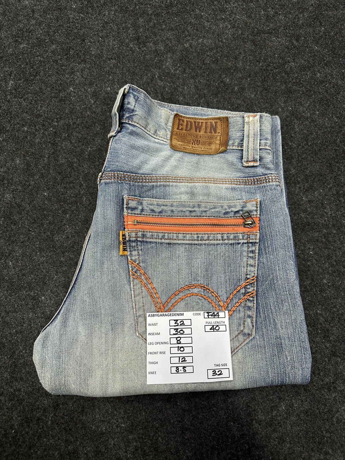 Edwin × If Six Was Nine × Le Grande Bleu (L.G.B.) Vintage Edwin XV Japan Distressed Denim Size 32 F44 Size US 32 / EU 48 - 18 Thumbnail