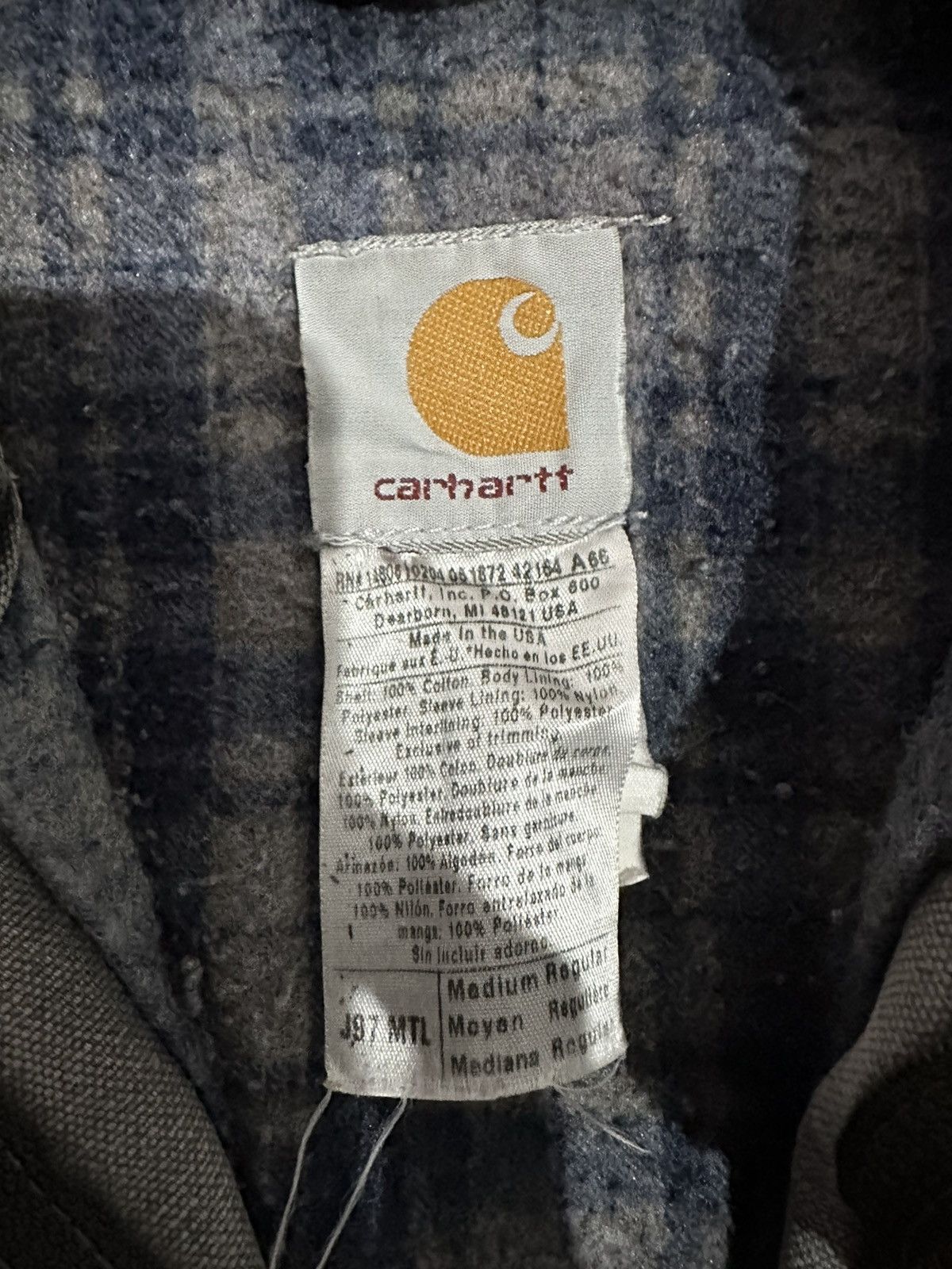Carhartt × Carhartt Wip × Vintage Carhartt Detroit Jacket J97 MTL // J97 Metal 2004 Size US M / EU 48-50 / 2 - 3 Thumbnail
