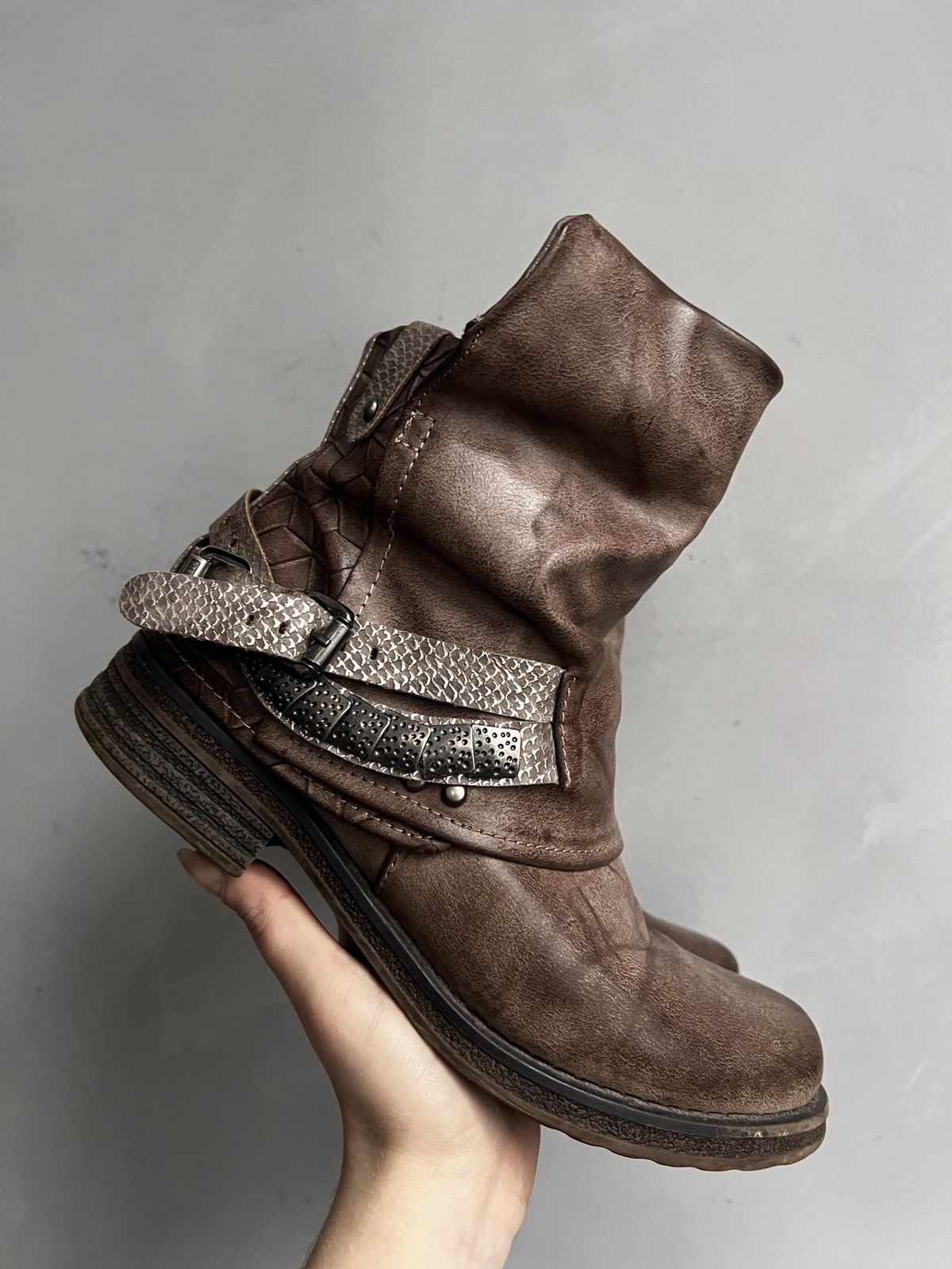 A.S.98 A.S. 98 style leather ankle japanese boots hype Size US 8 / IT 38 - 3 Thumbnail
