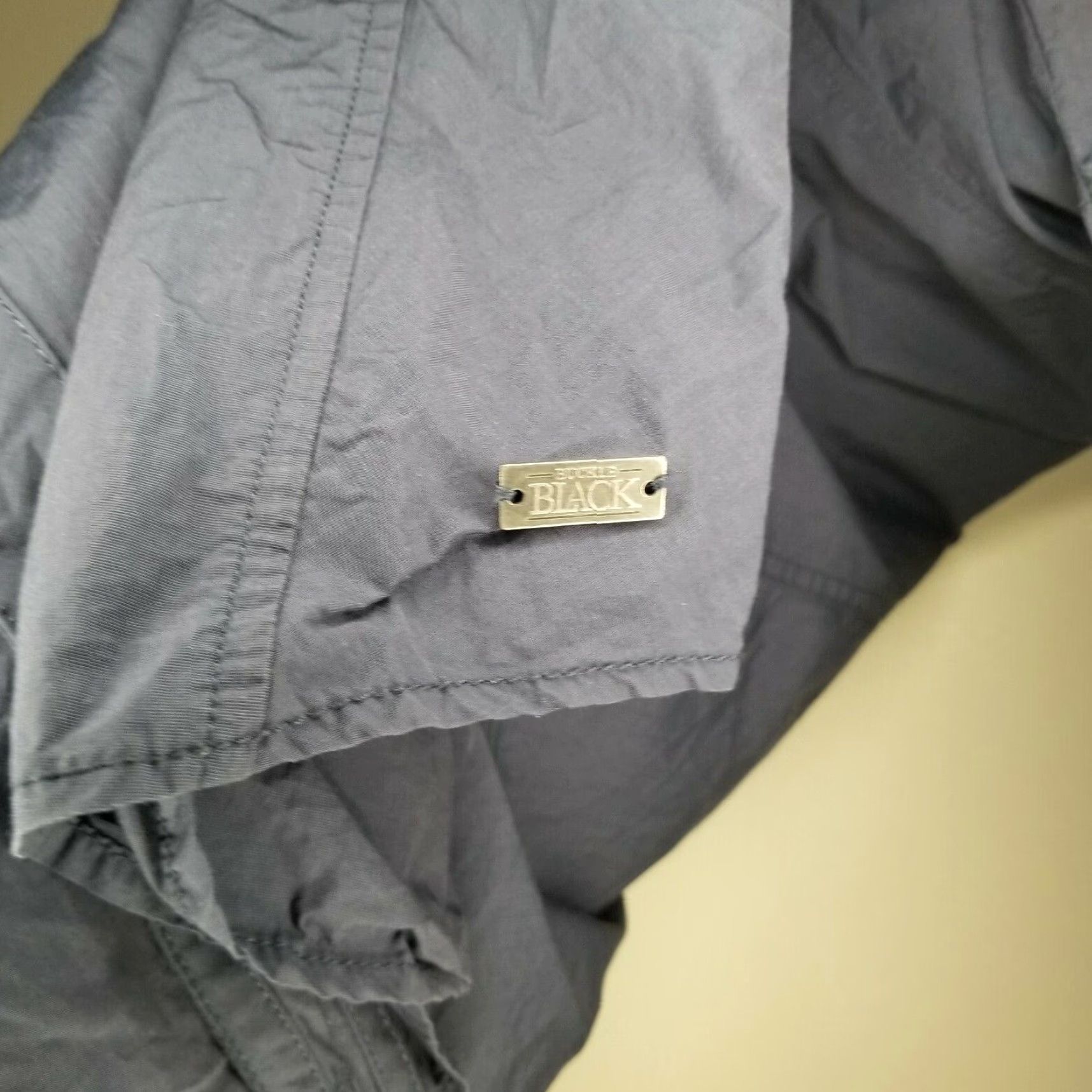 Buckle Black Buckle Black Mens Athletic Fit Button Up Blue Long Sleeve Size XL Mens Size US XL / EU 56 / 4 - 4 Thumbnail