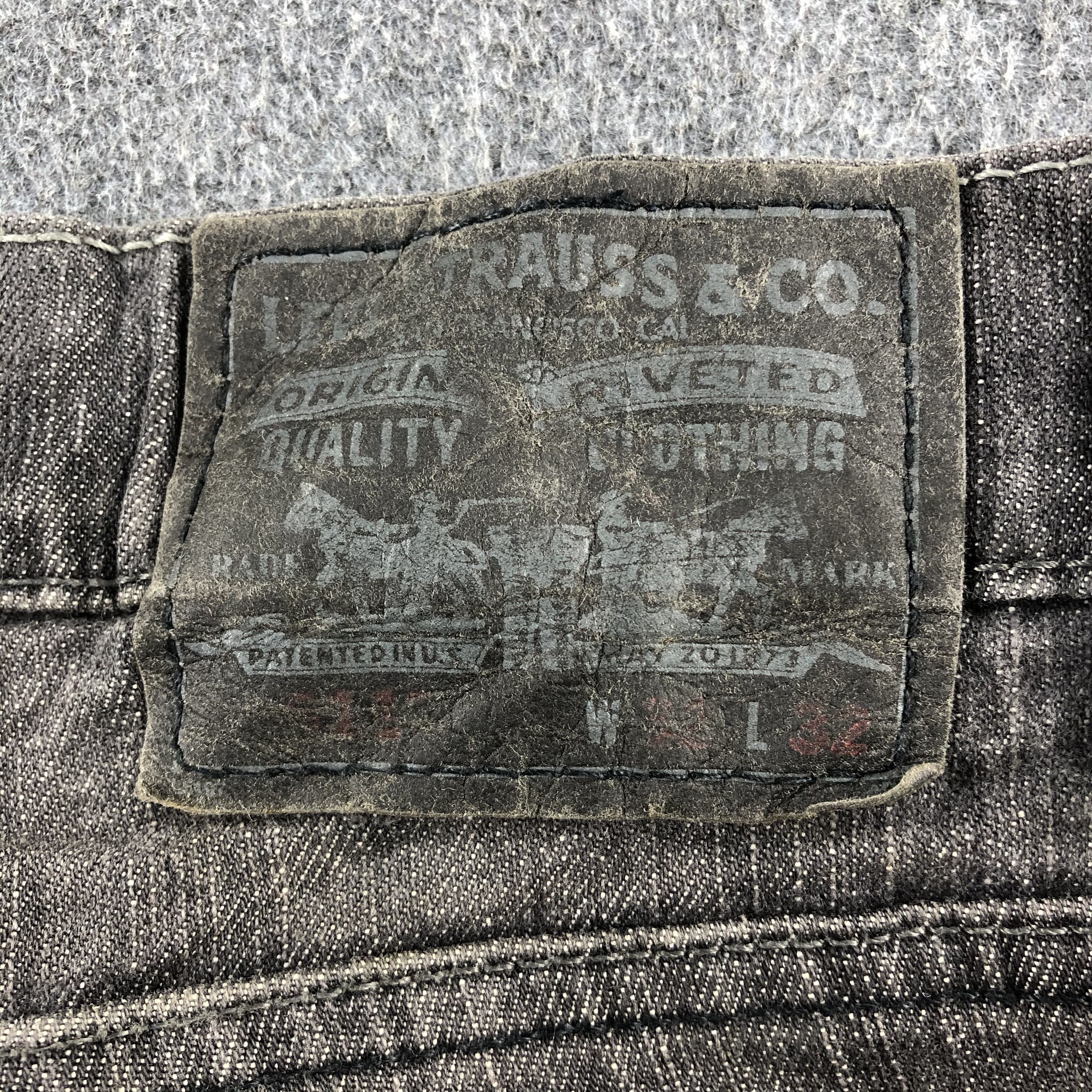 Levi's Vintage Faded Black Levis 511 Jeans-J2675 Size US 31 - 5 Thumbnail