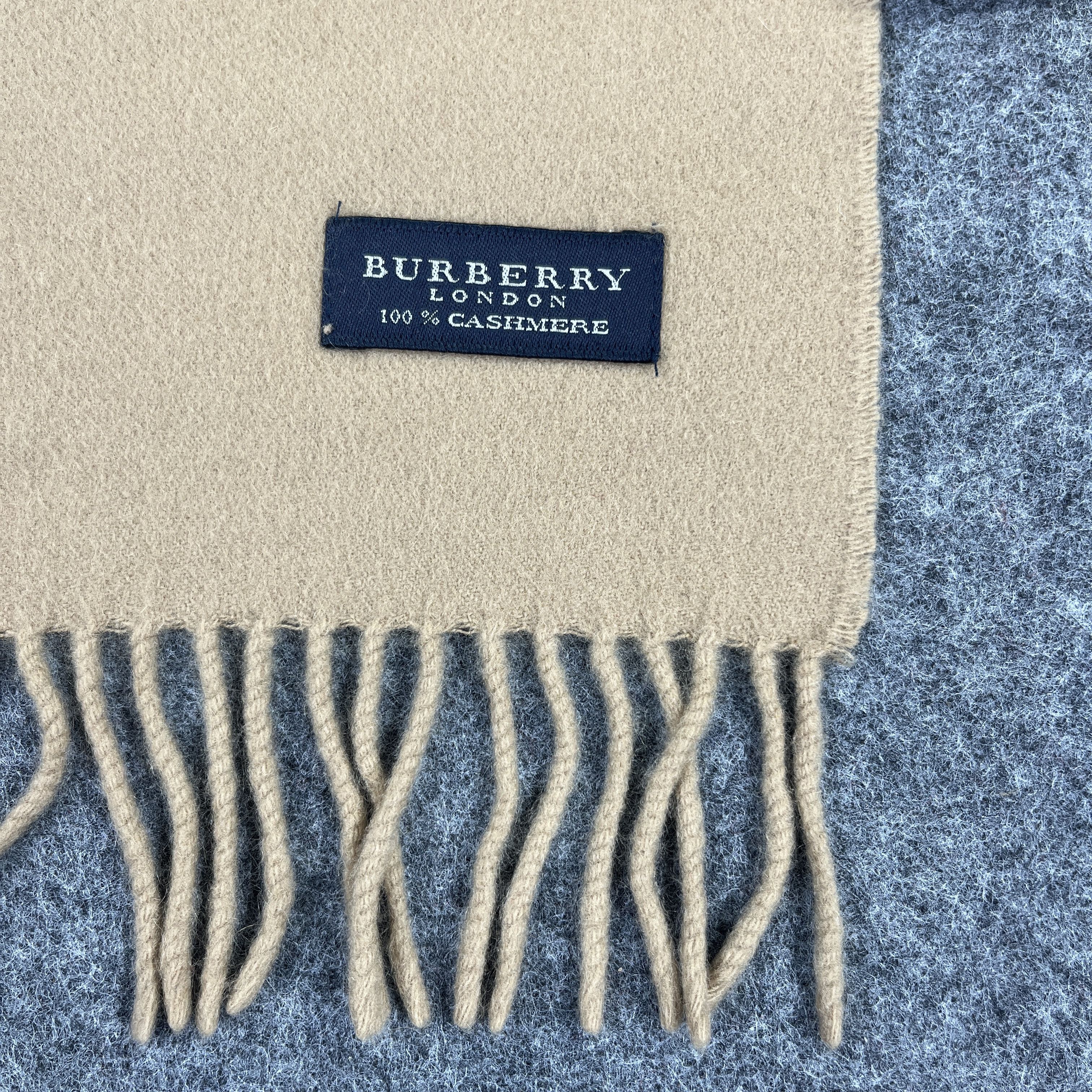 Burberry × Vintage Vintage Burberry Pain Scarf / Muffler / Neckwear T008 Size ONE SIZE - 8 Thumbnail