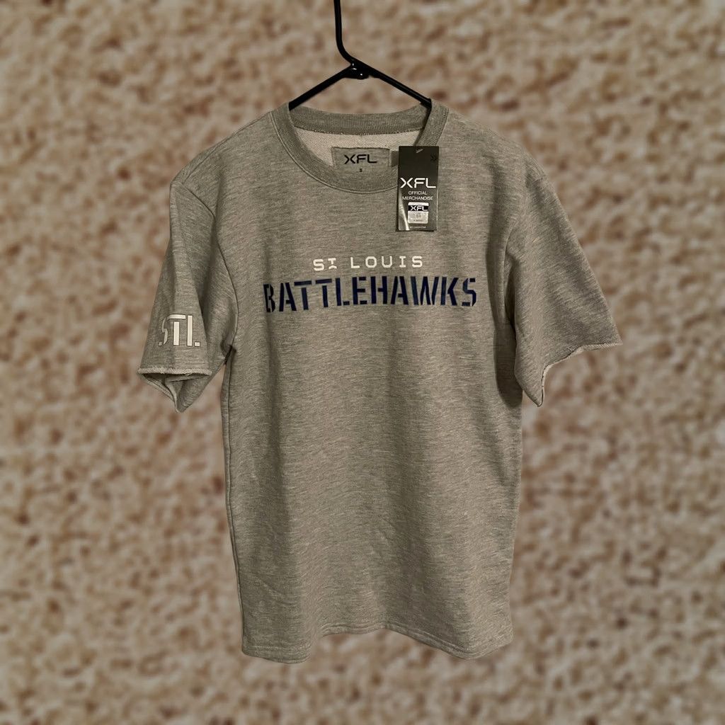 Vintage VINTAGE St Louis Battlehawks XFL UFL Football Gray S/S Sweatshirt Mens Small New Size US S / EU 44-46 / 1 - 1 Thumbnail