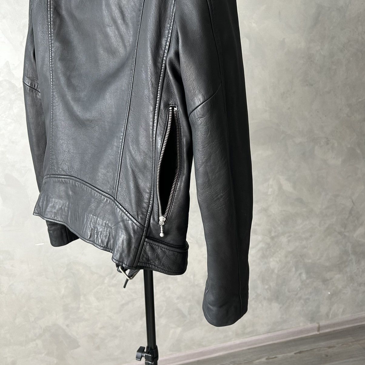 Allsaints 🔥Allsaints Leather Torrance Biker Jacket Size US M / EU 48-50 / 2 - 18 Thumbnail